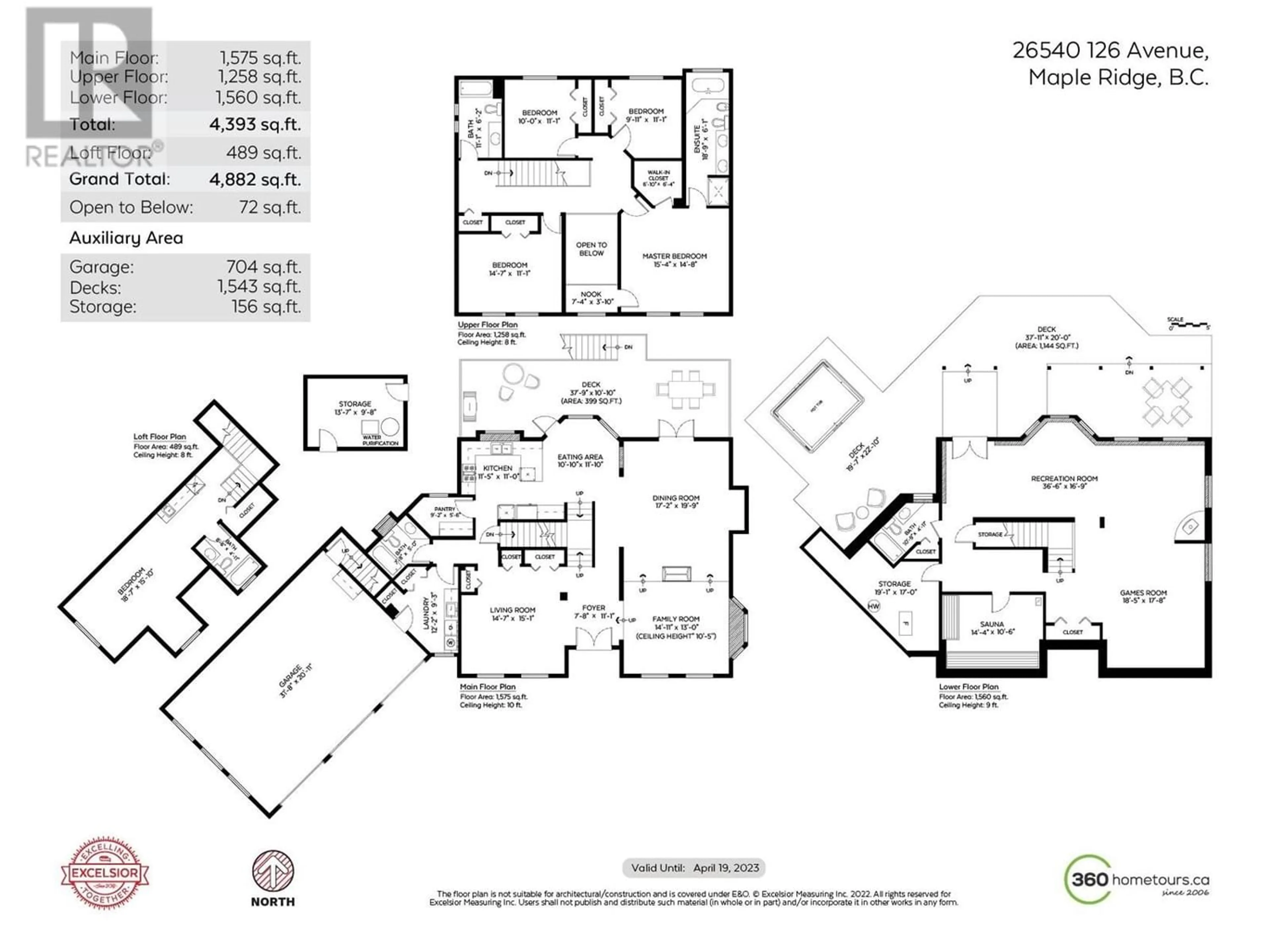 Floor plan for 26540 126 AVENUE, Maple Ridge British Columbia V2W1C9