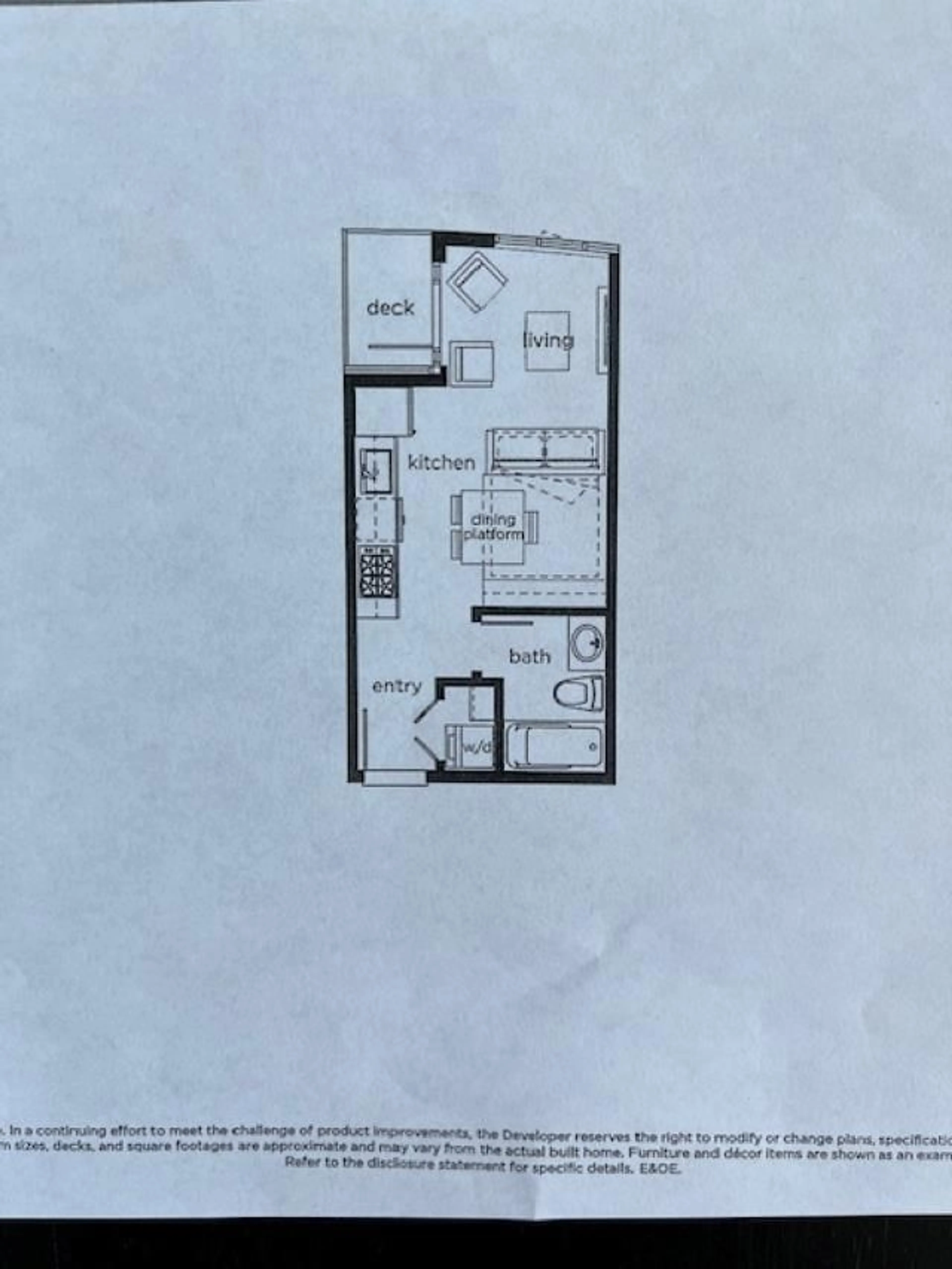 Floor plan for 2913 13308 CENTRAL AVENUE, Surrey British Columbia V3T0M4