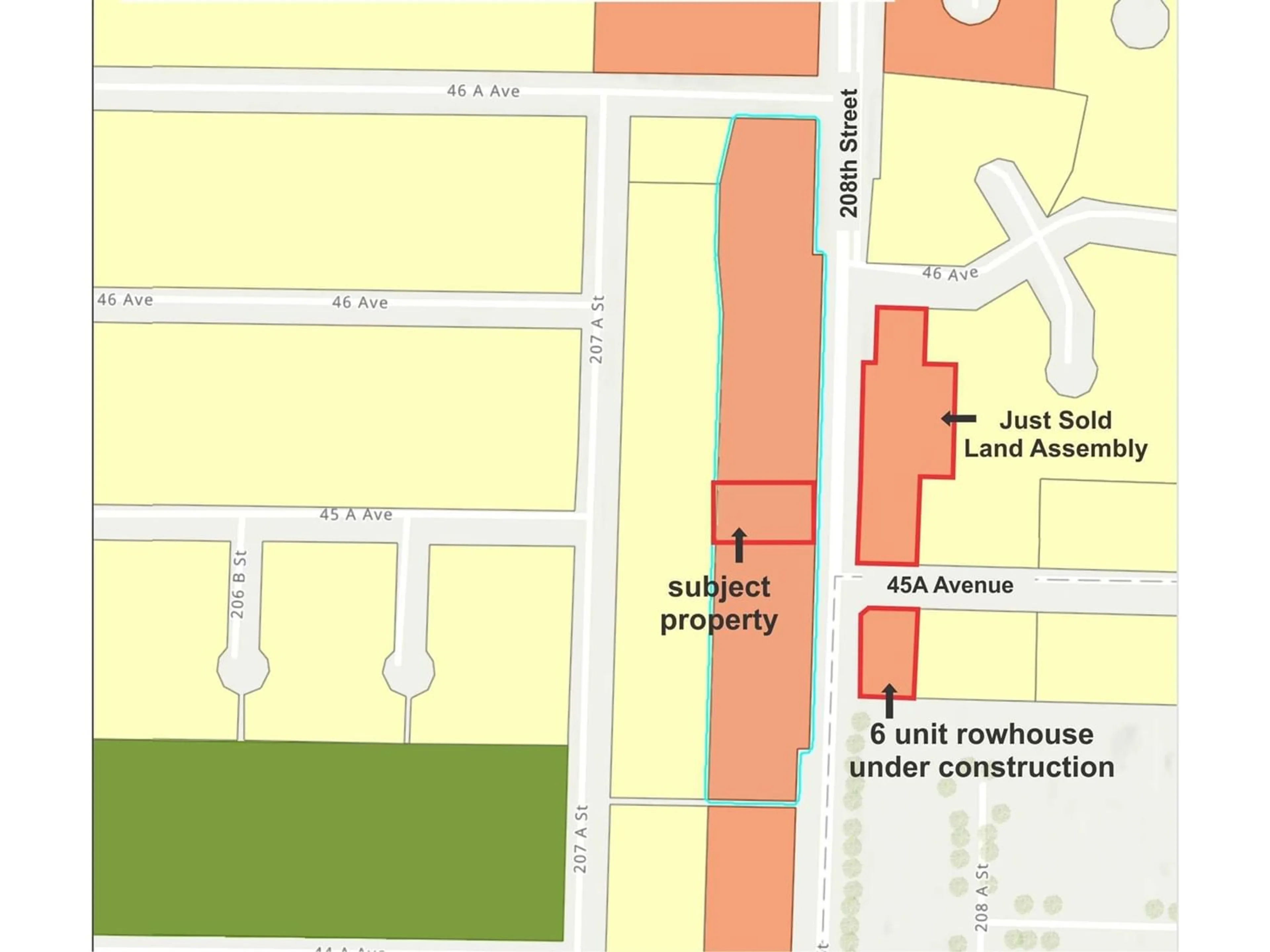 Picture of a map for 4551 208 STREET, Langley British Columbia V3A2H7