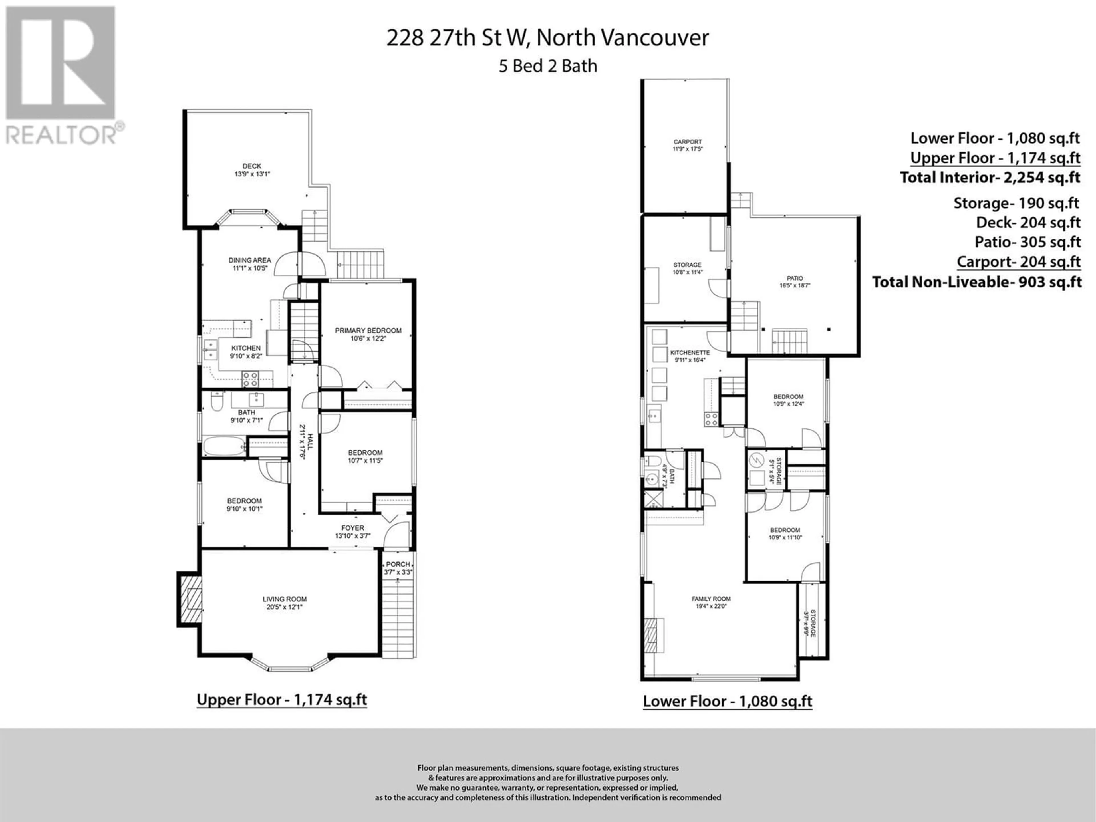 Floor plan for 228 W 27TH STREET, North Vancouver British Columbia V7N2H2
