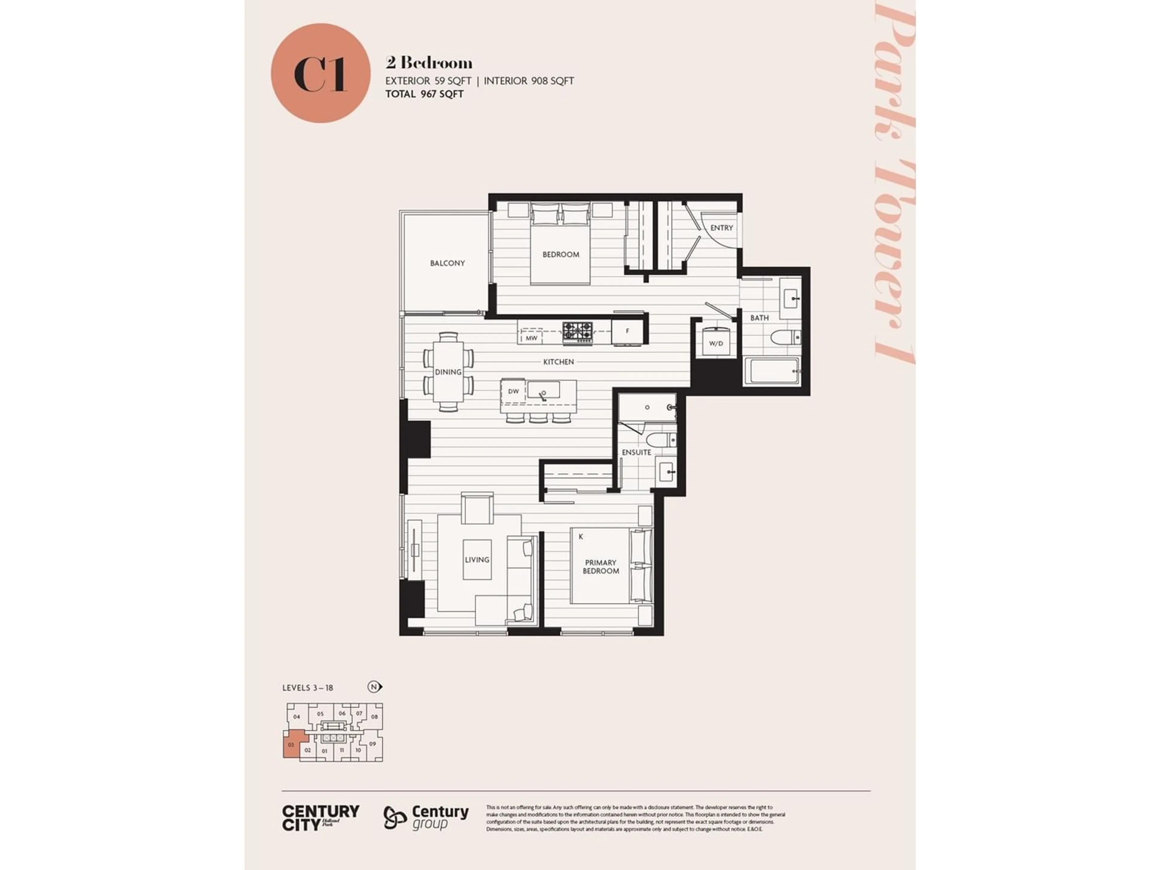 Floor plan for 403 13573 98A AVENUE, Surrey British Columbia V0V0V0