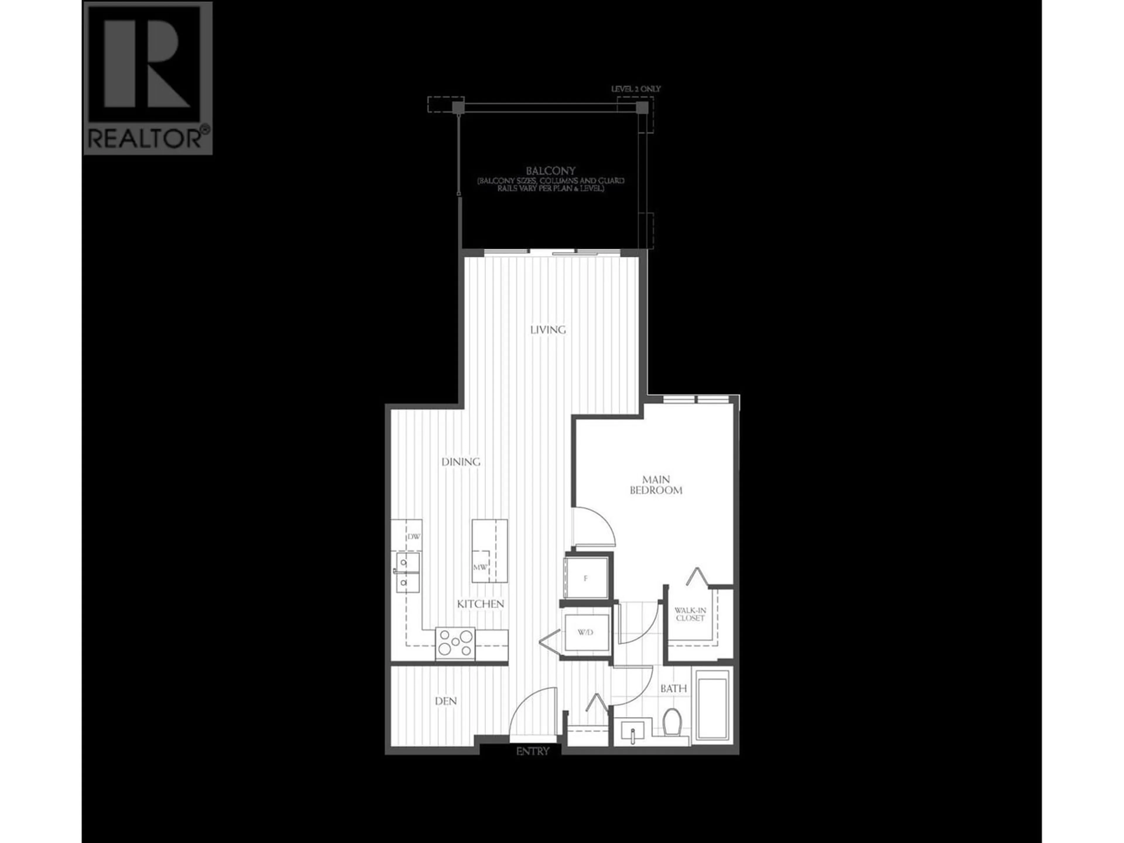 Floor plan for 610 7588 16TH STREET, Burnaby British Columbia V3N0H8