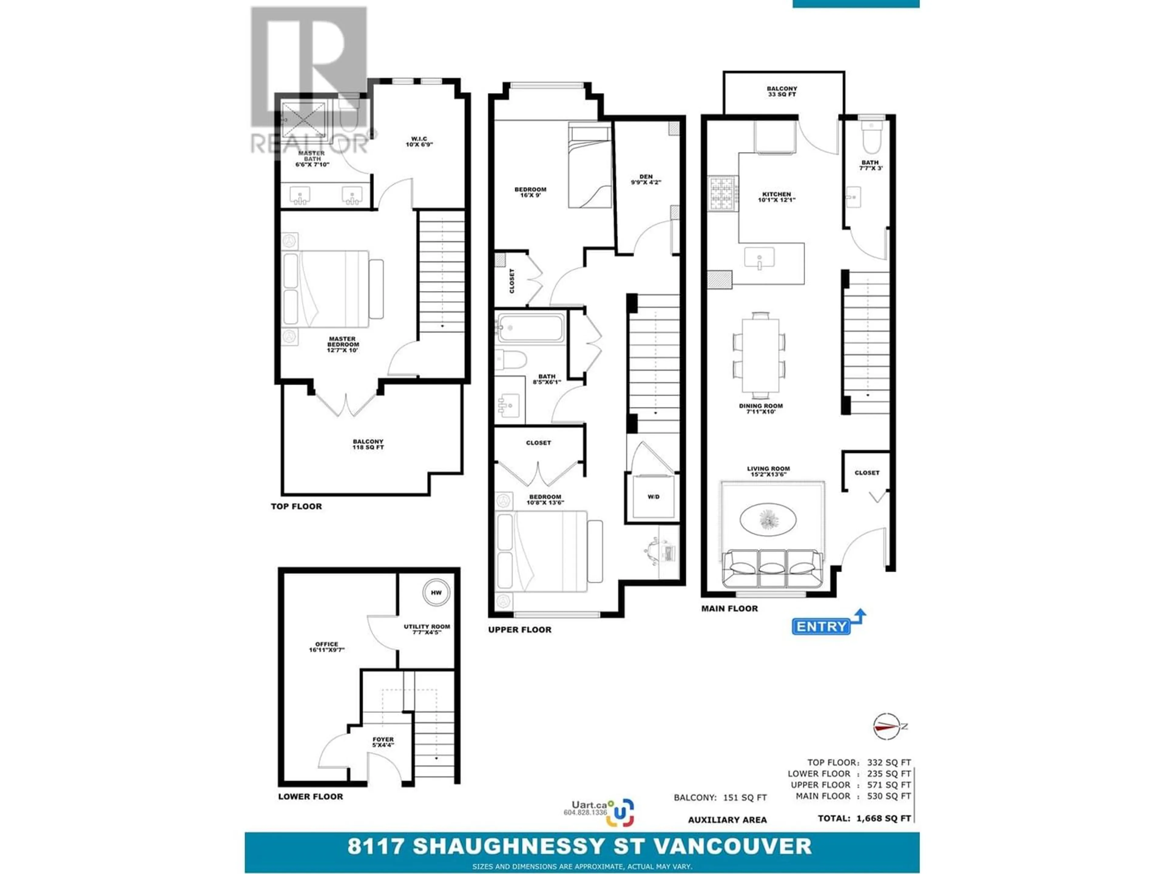 Floor plan for 8117 SHAUGHNESSY STREET, Vancouver British Columbia V6P3X9