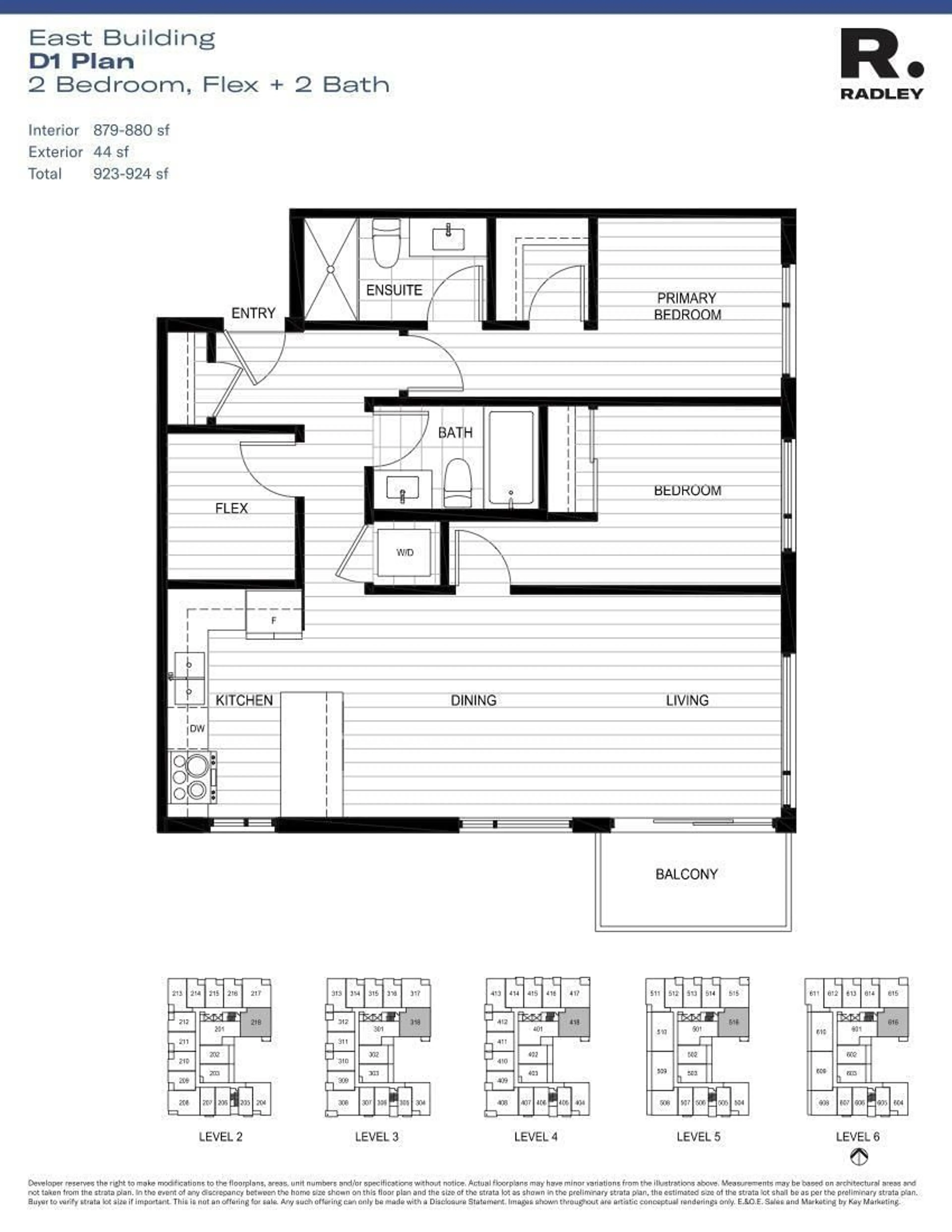 Floor plan for E516 13858 108 AVENUE, Surrey British Columbia V3T2K8