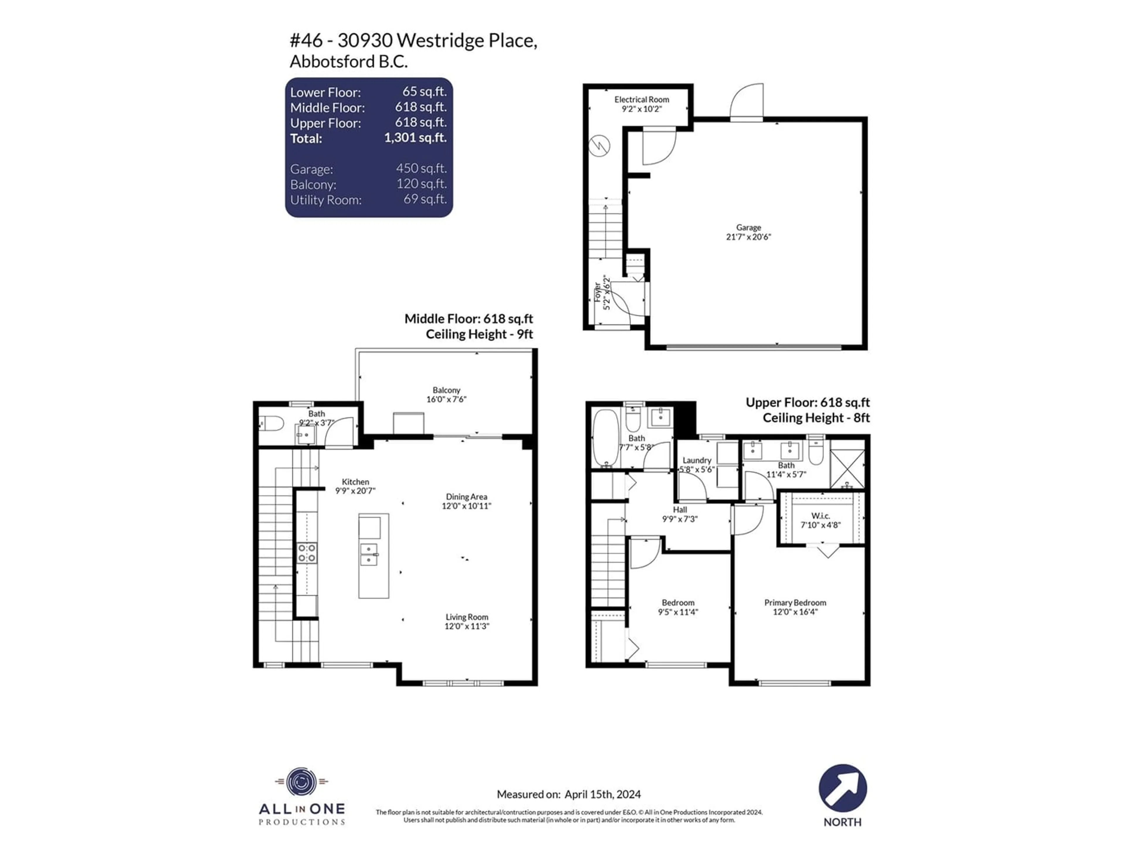 Floor plan for 46 30930 WESTRIDGE PLACE, Abbotsford British Columbia V2T0H6