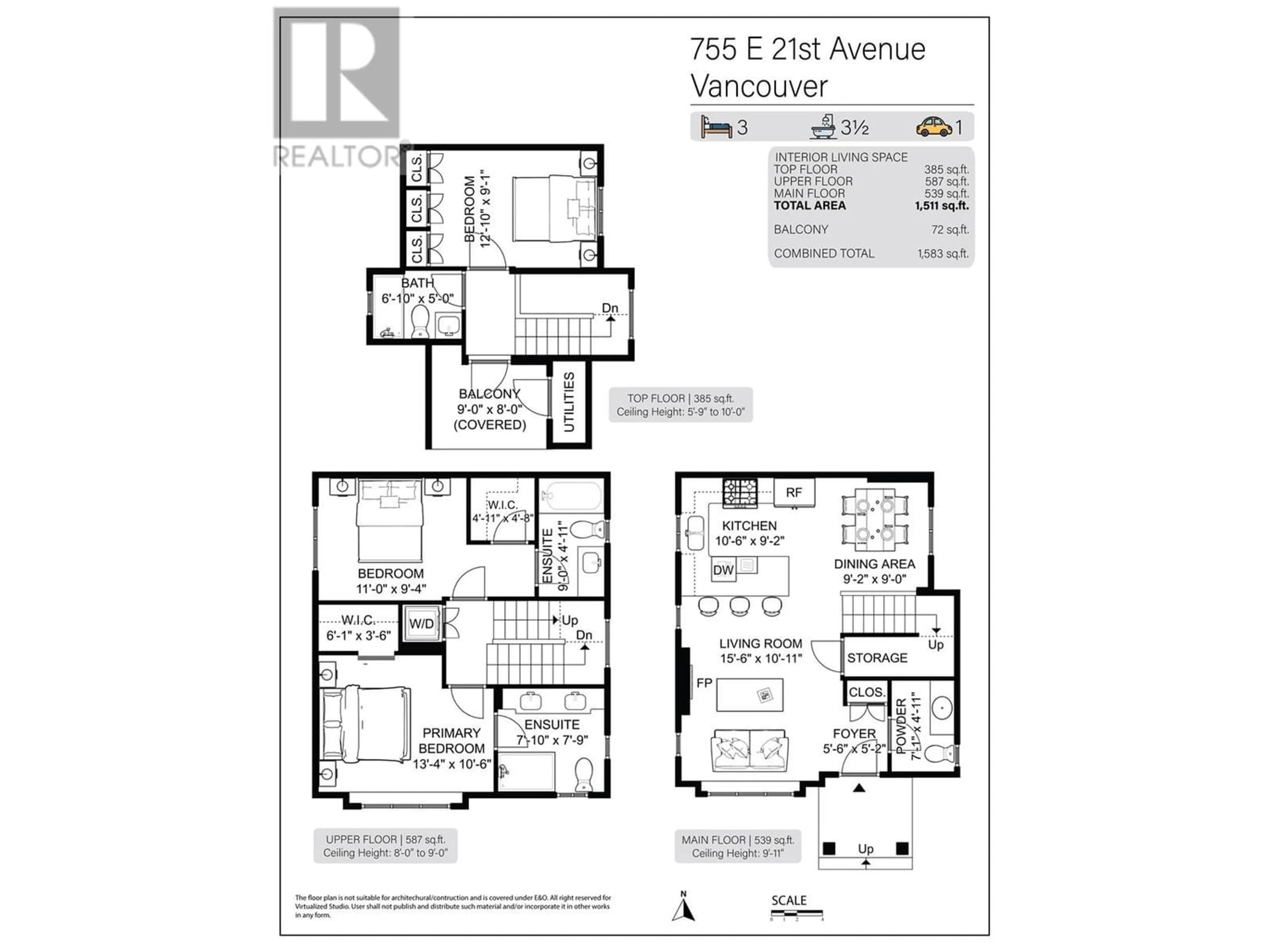 Floor plan for 755 E 21ST AVENUE, Vancouver British Columbia V5V1R9