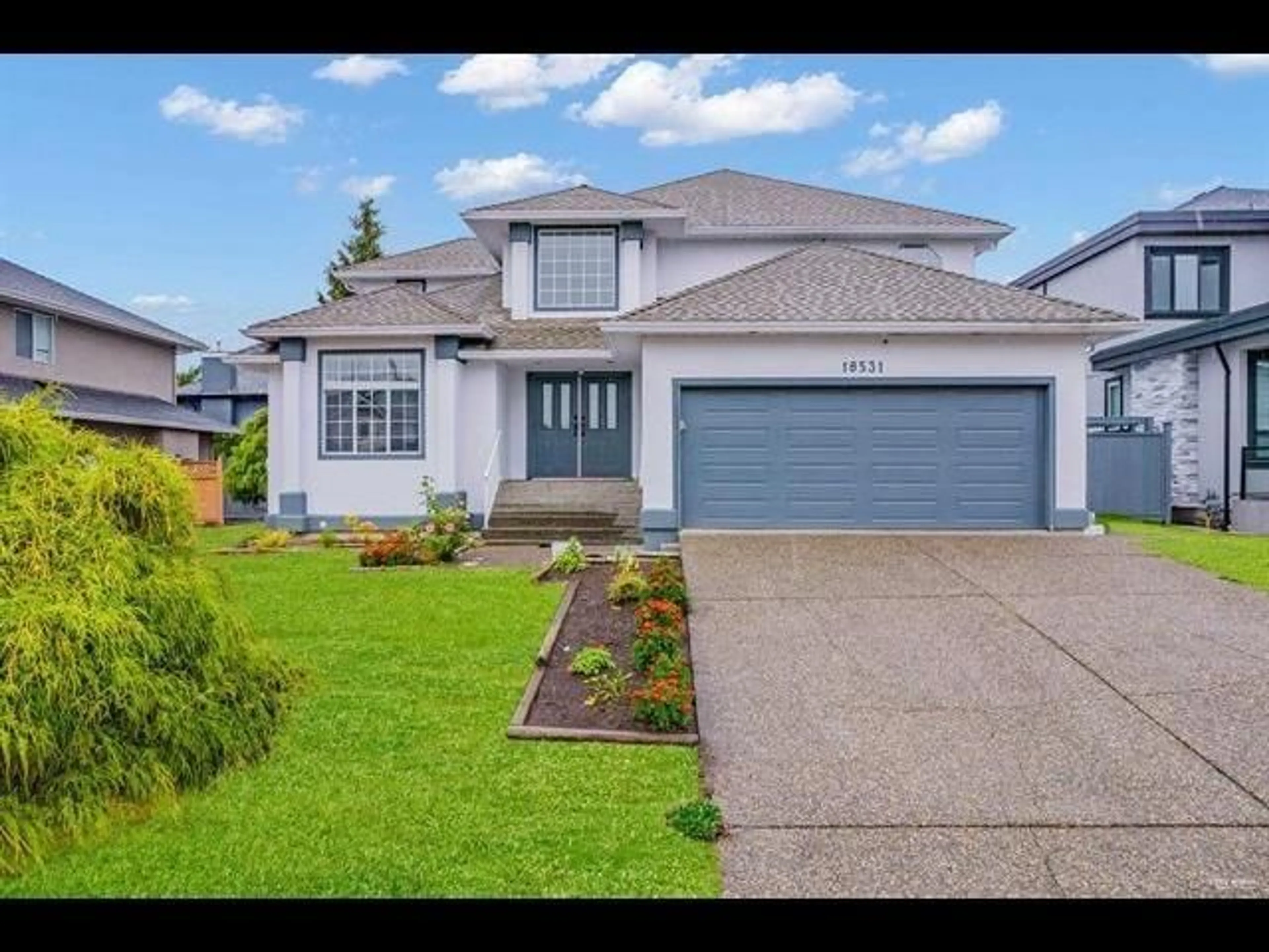 Frontside or backside of a home for 18531 56A AVENUE, Surrey British Columbia V3S8J3
