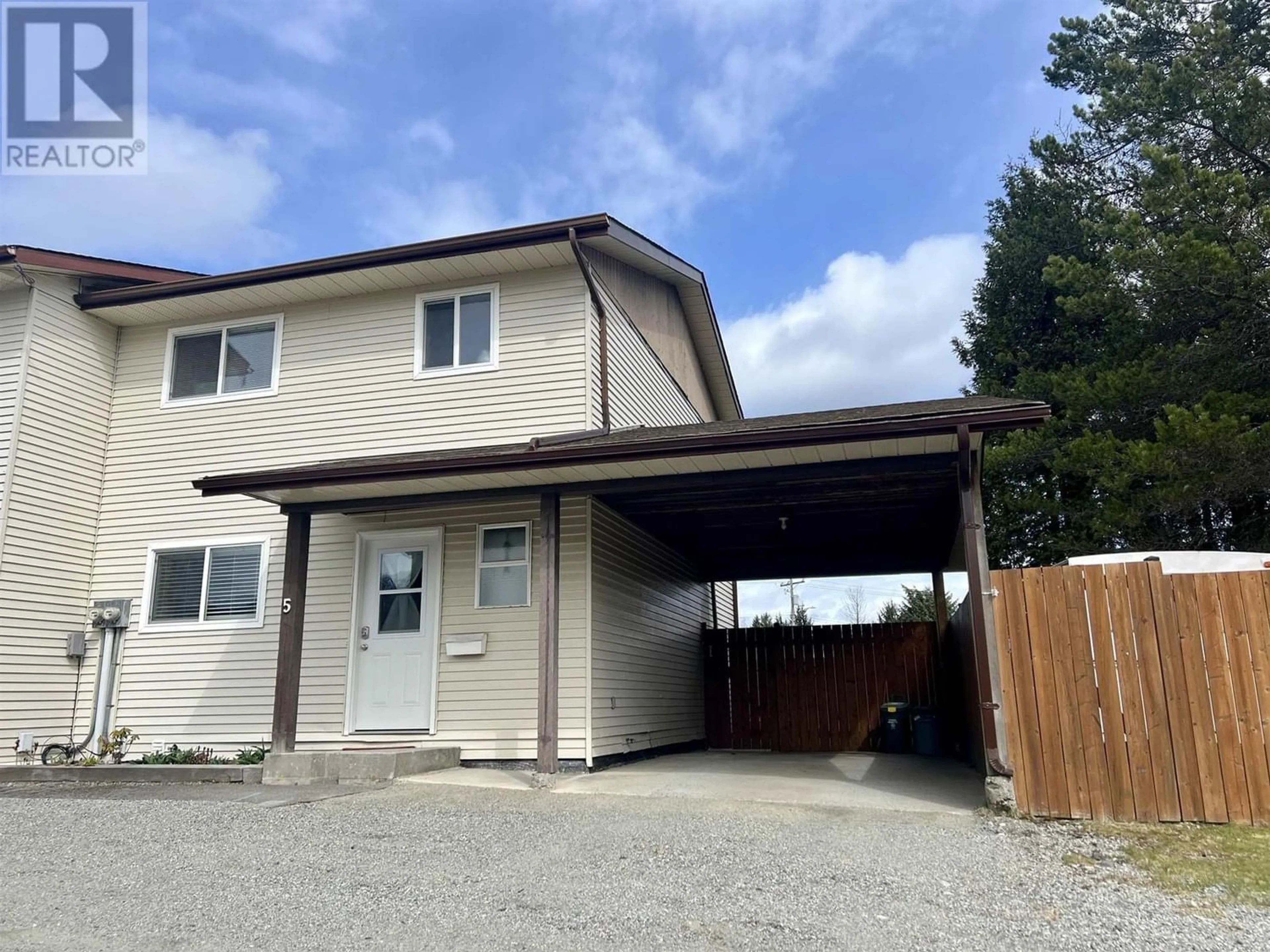 Frontside or backside of a home for 5-10 CREED STREET, Kitimat British Columbia V8C2P3