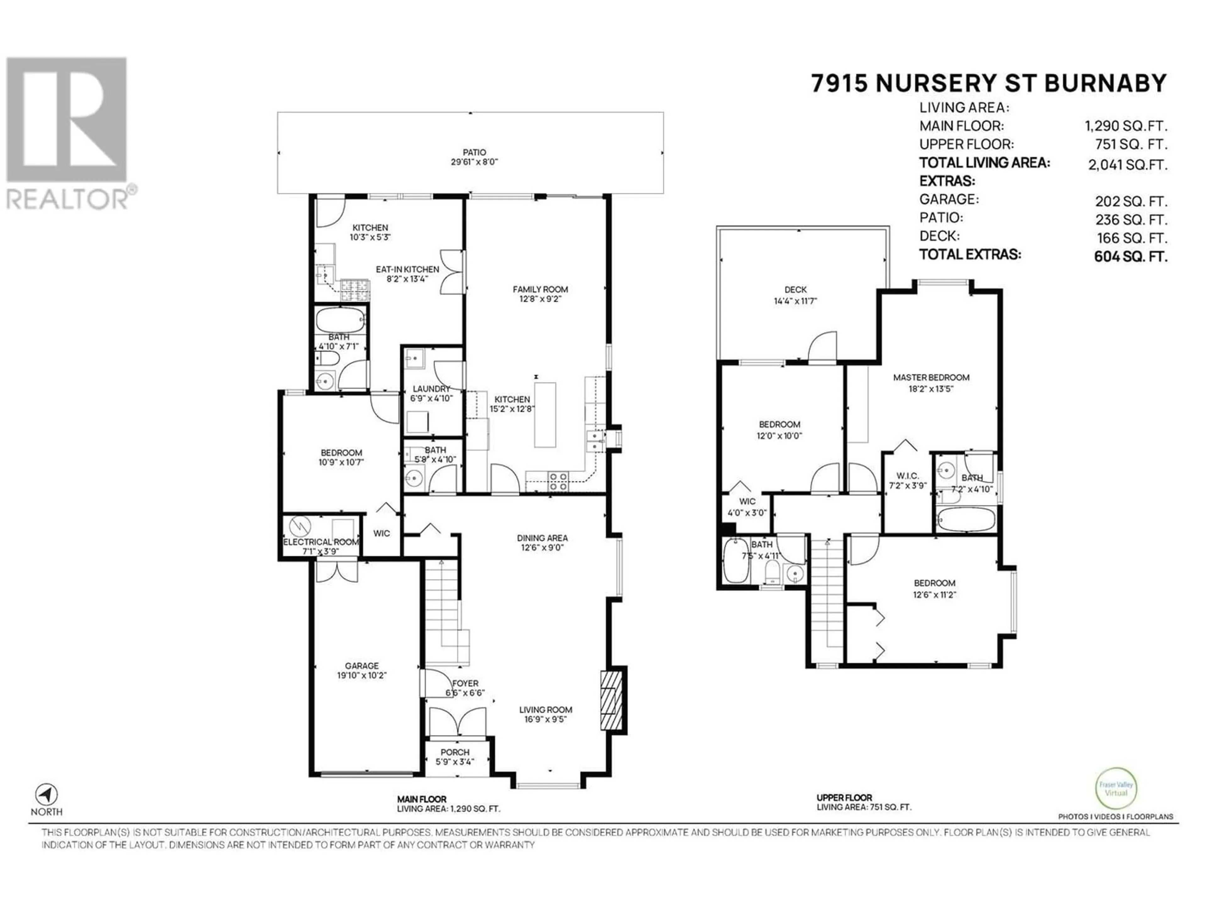 Floor plan for 7915 NURSERY STREET, Burnaby British Columbia V5E2B6