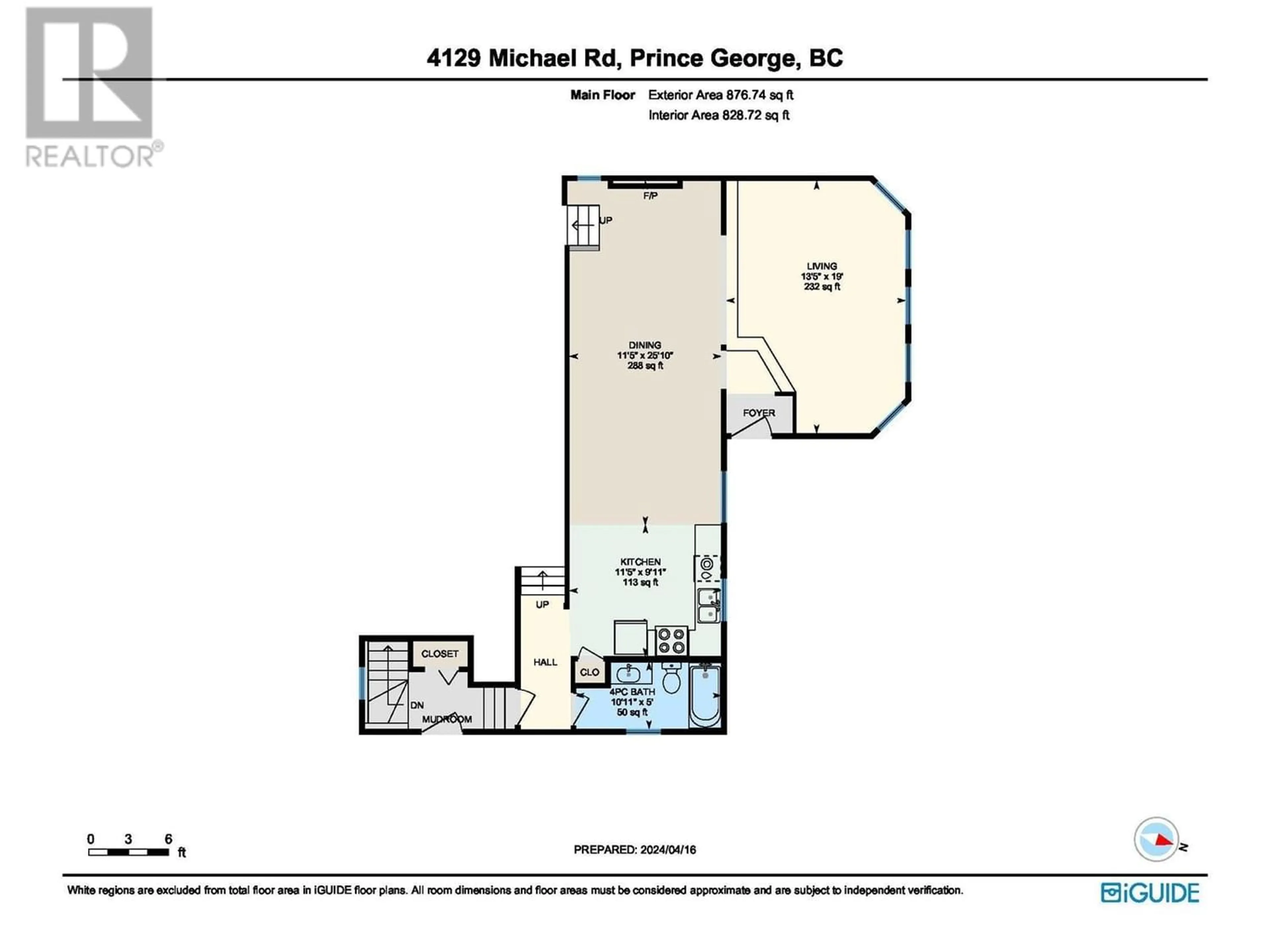 Floor plan for 4129 MICHAEL ROAD, Prince George British Columbia V2K1E6