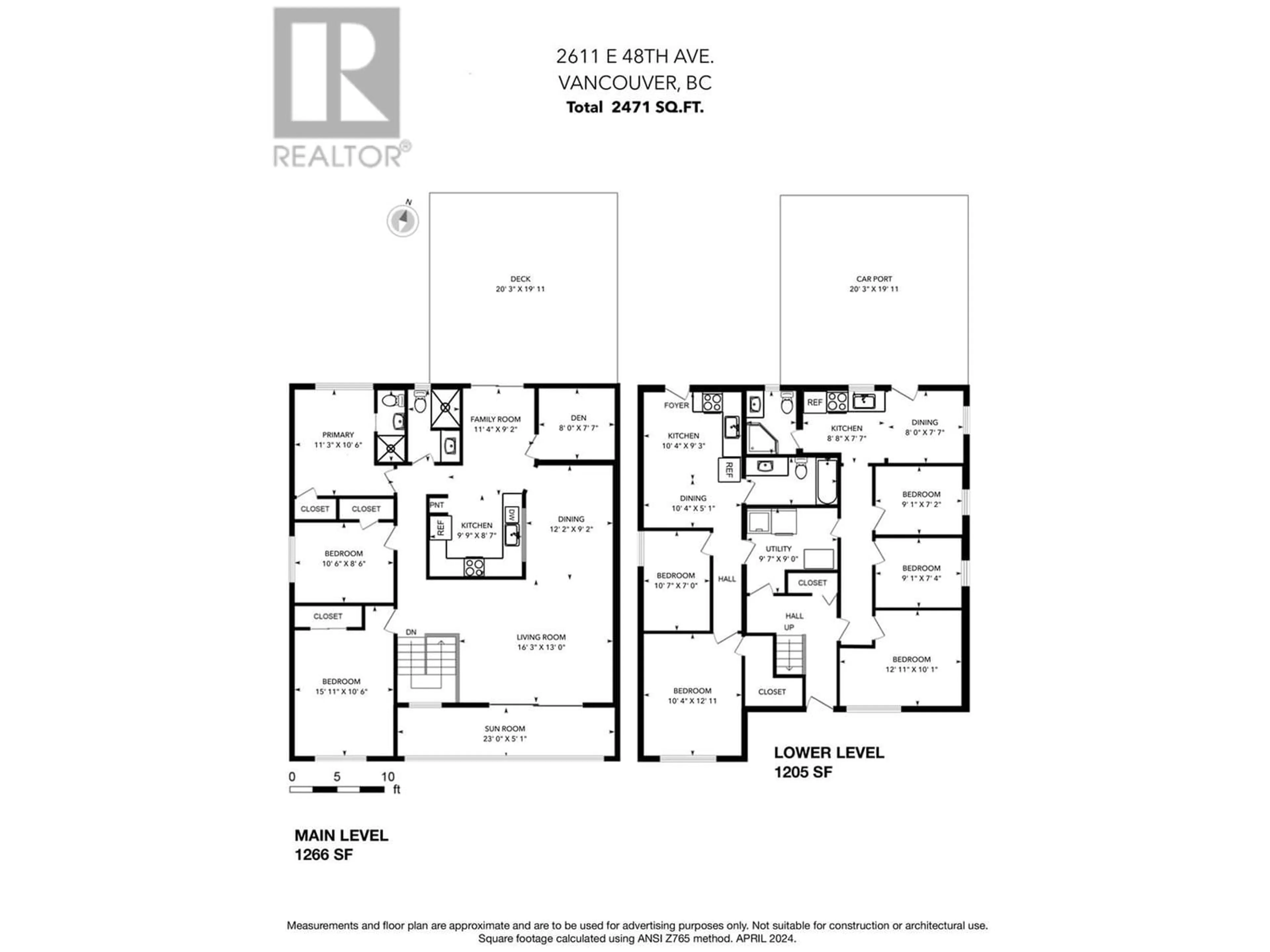 Floor plan for 2611 E 48TH AVENUE, Vancouver British Columbia V5S1G6