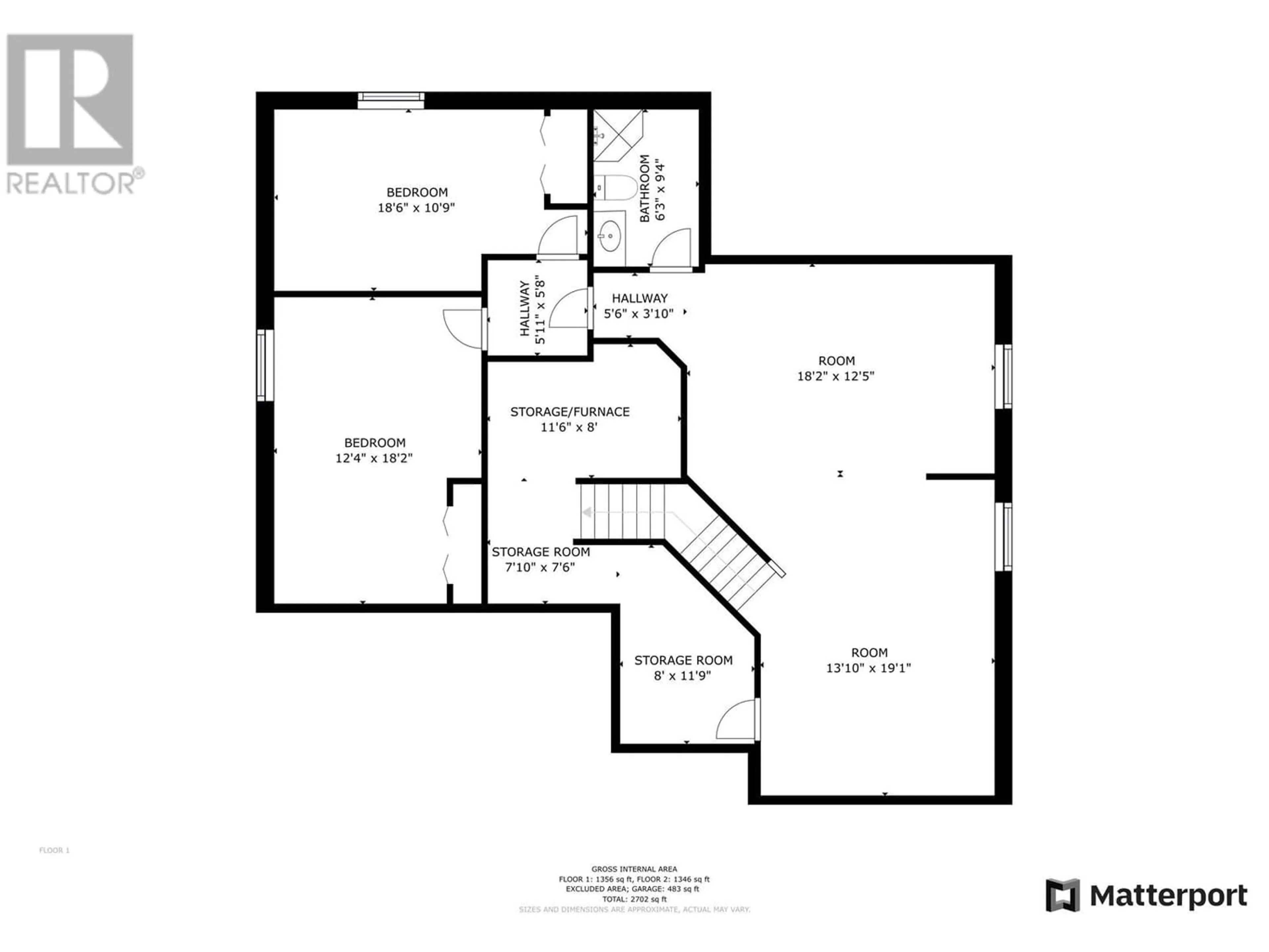 Floor plan for 9000 111 AVENUE, Fort St. John British Columbia V1J6Z2