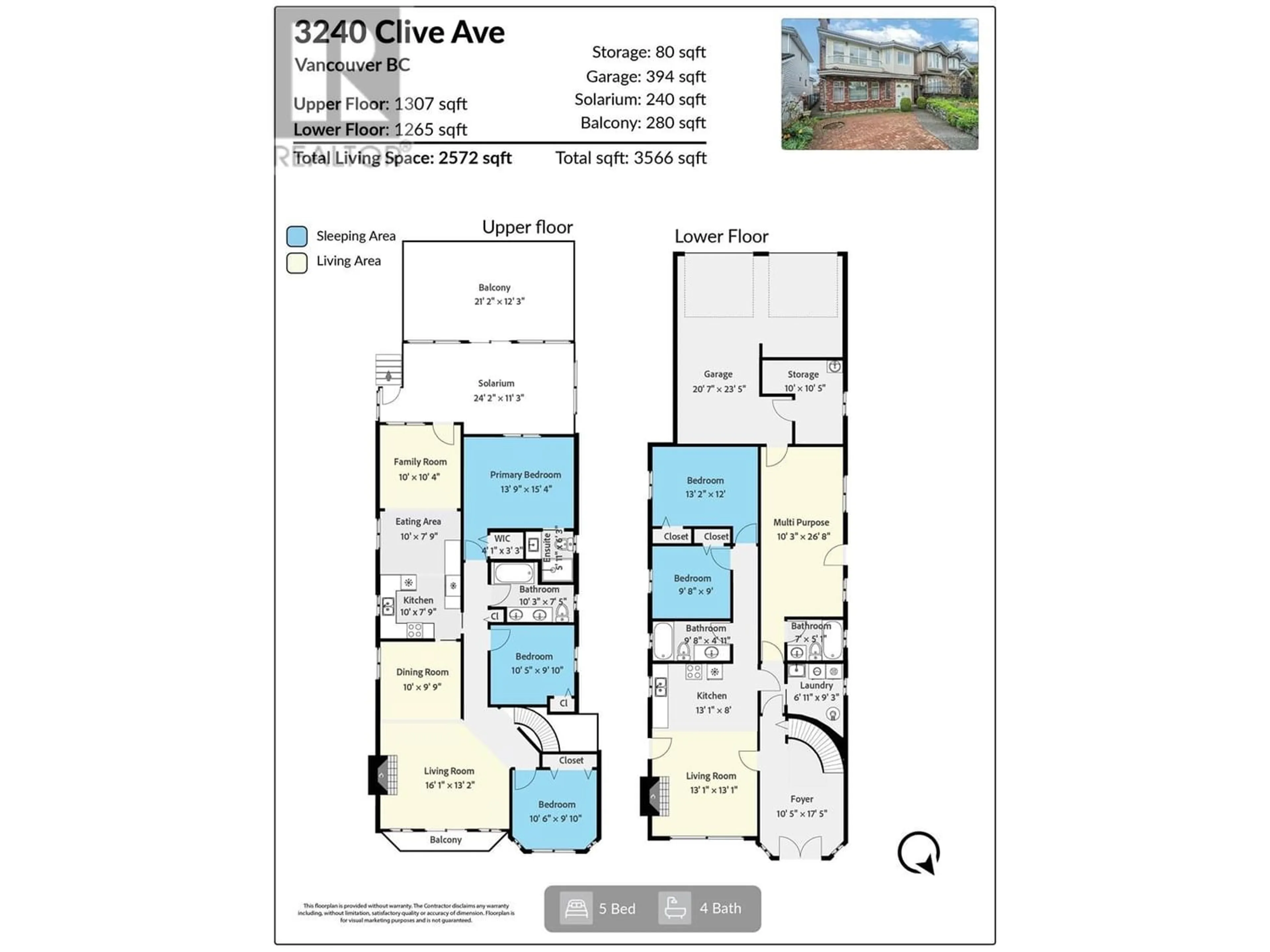 Floor plan for 3240 CLIVE AVENUE, Vancouver British Columbia V5R4V2