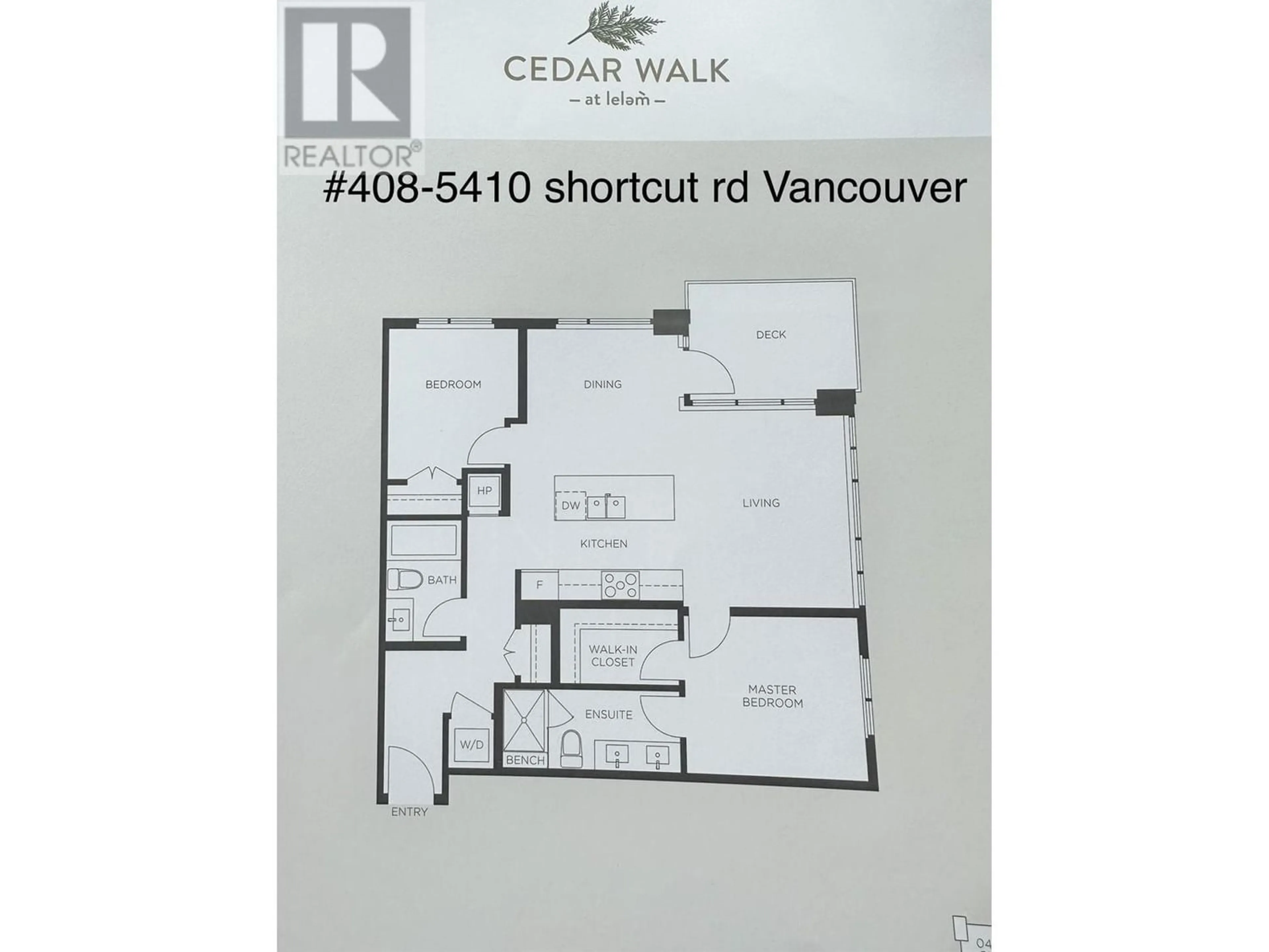 Storage room or clothes room or walk-in closet for 408 5410 SHORTCUT ROAD, Vancouver British Columbia V6T0C8