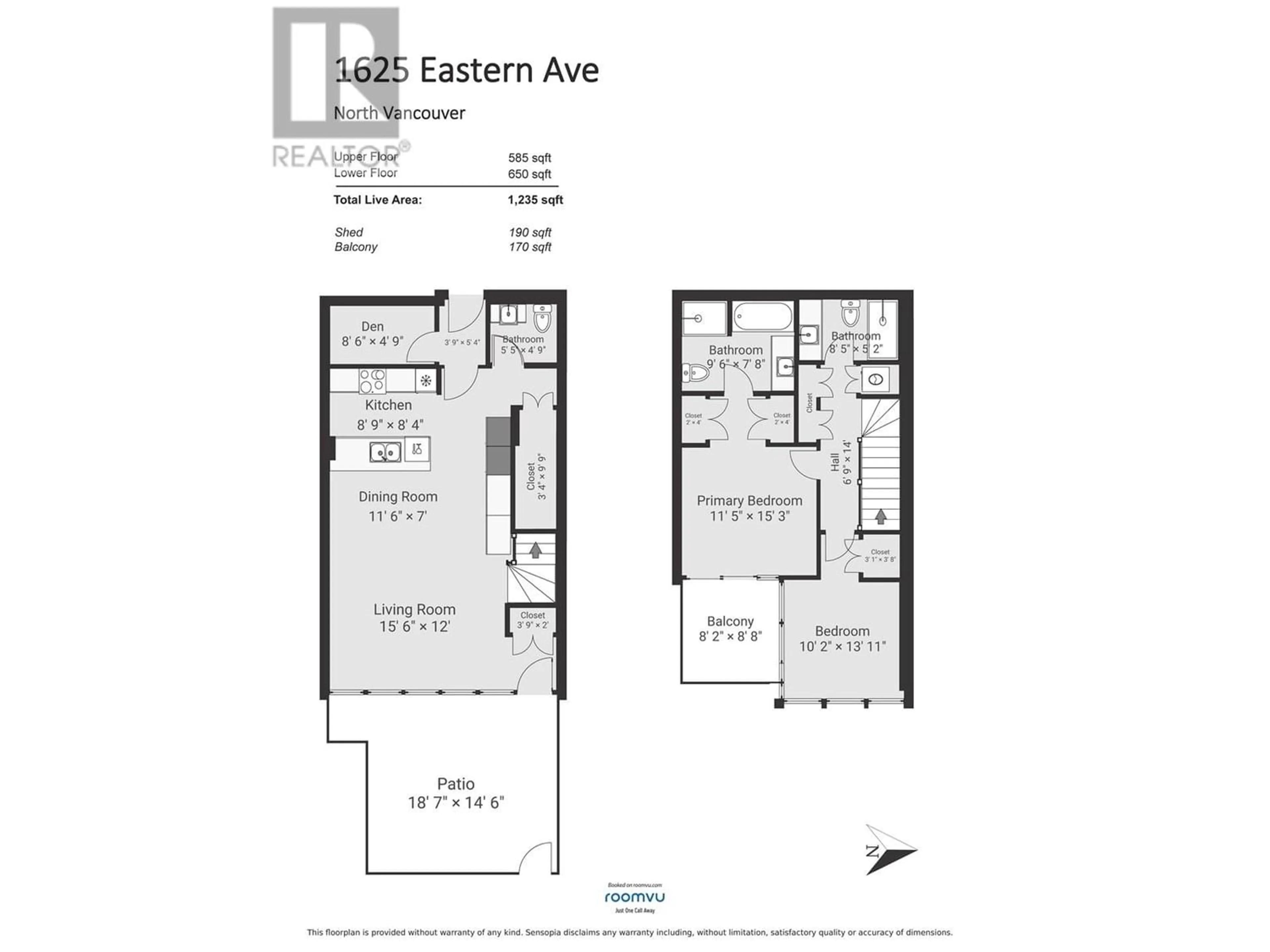 Floor plan for 1625 EASTERN AVENUE, North Vancouver British Columbia V7L0C4