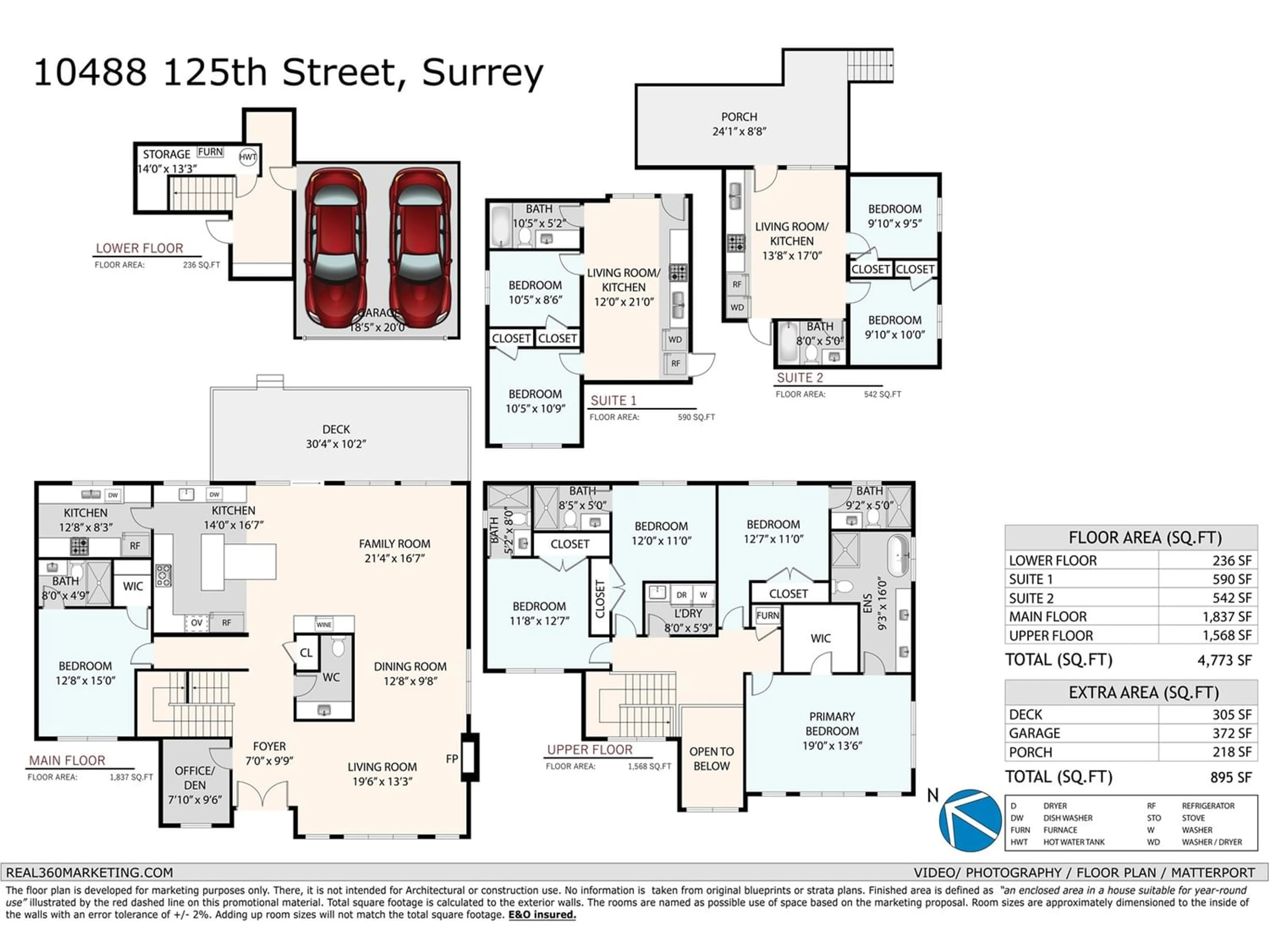 Floor plan for 10488 125 STREET, Surrey British Columbia V3V5A2