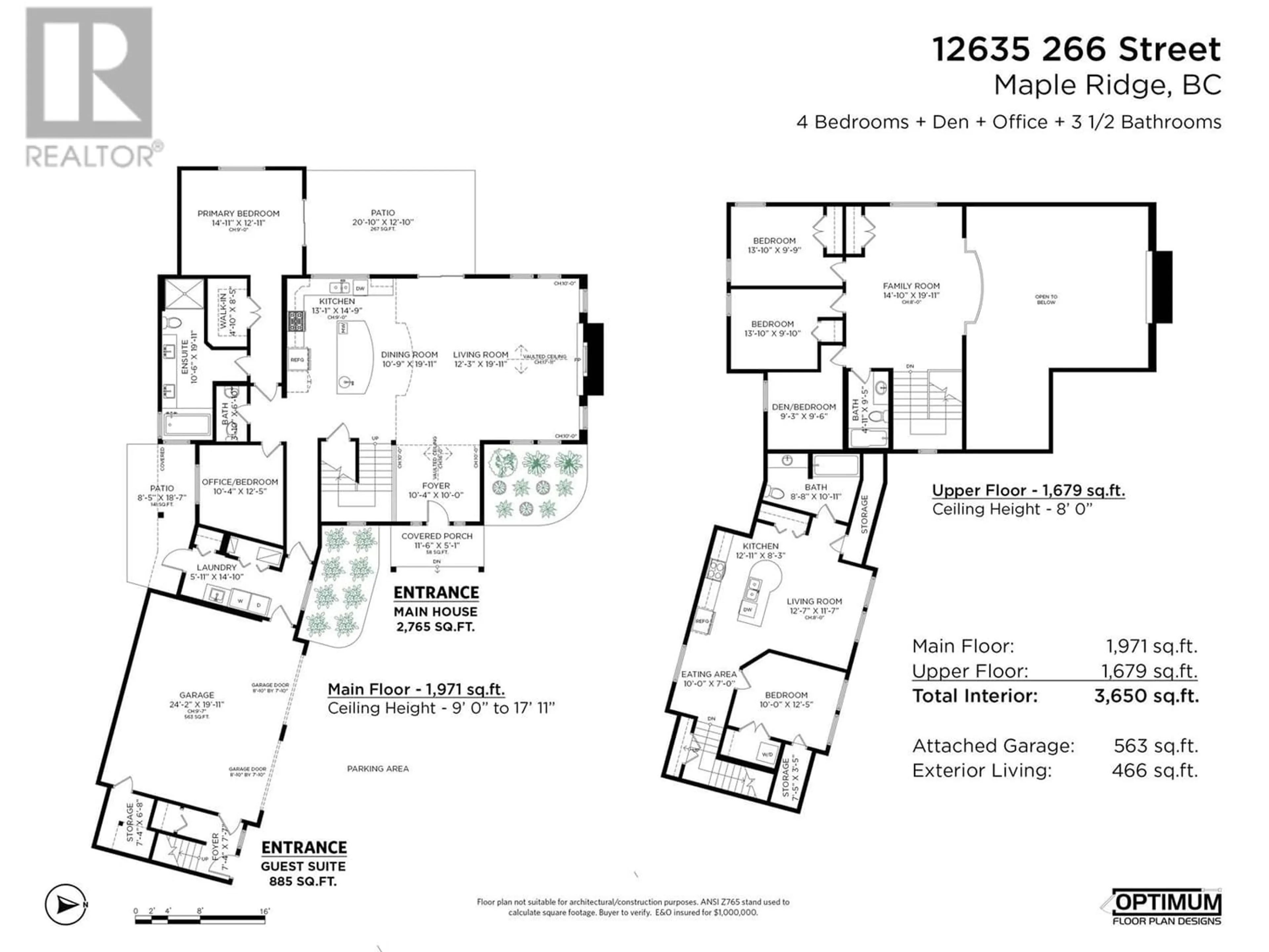 Floor plan for 12635 266 STREET, Maple Ridge British Columbia V2W1C9