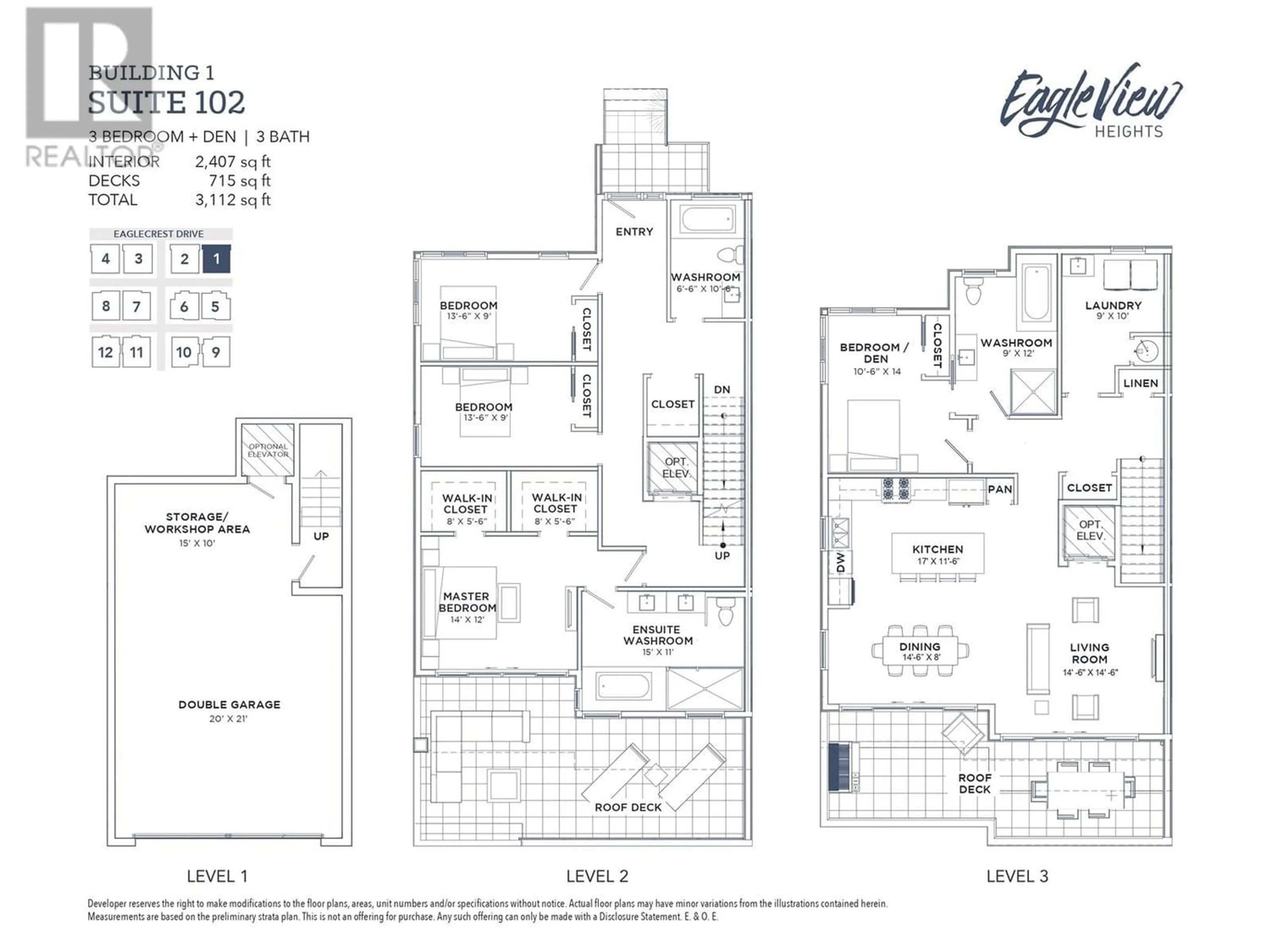 Floor plan for 1102 464 EAGLECREST DRIVE, Gibsons British Columbia V0N1V9