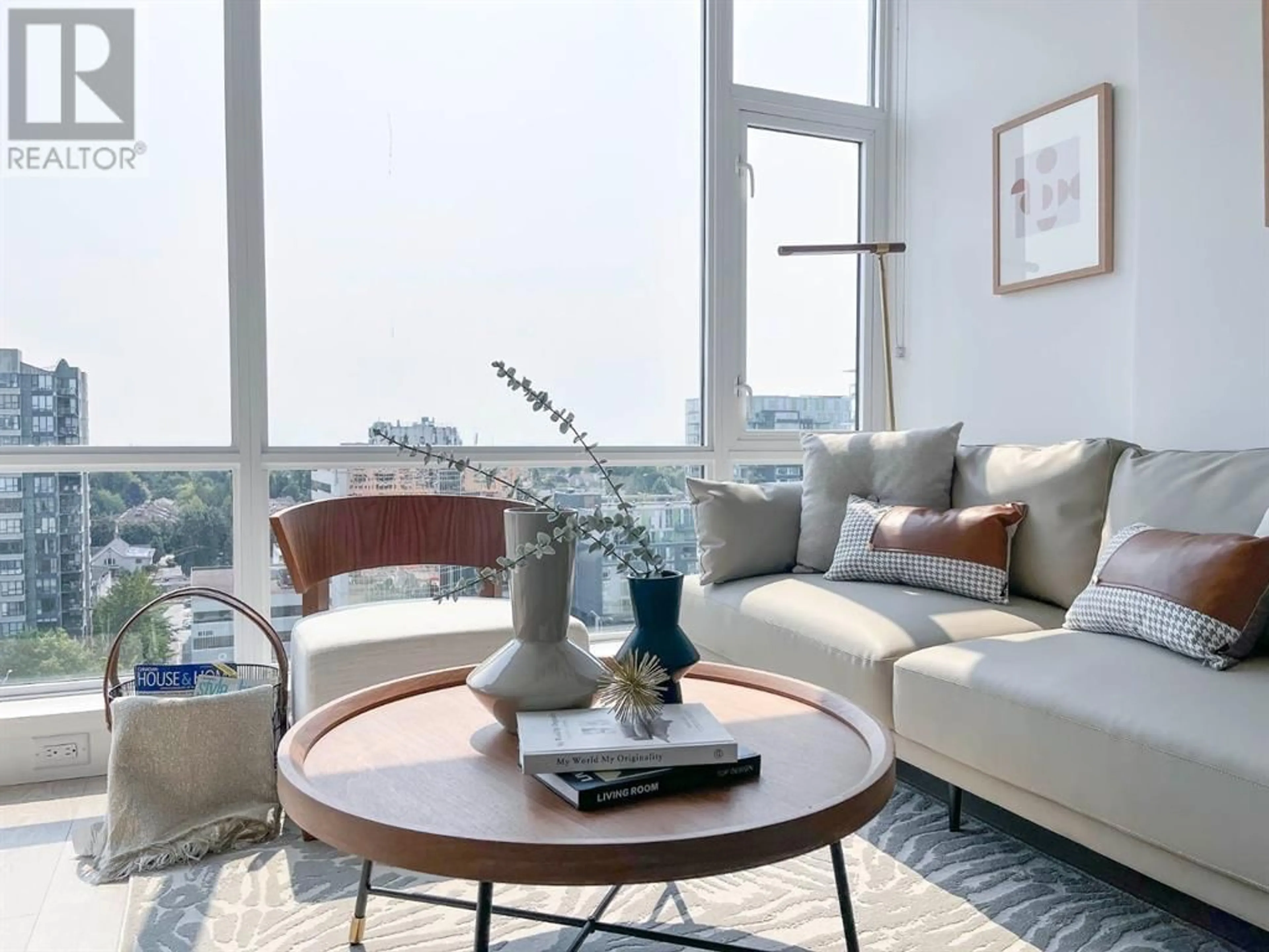 Living room with furniture, unknown for 805 - 6833 BUSWELL STREET, Richmond British Columbia V6Y0L3