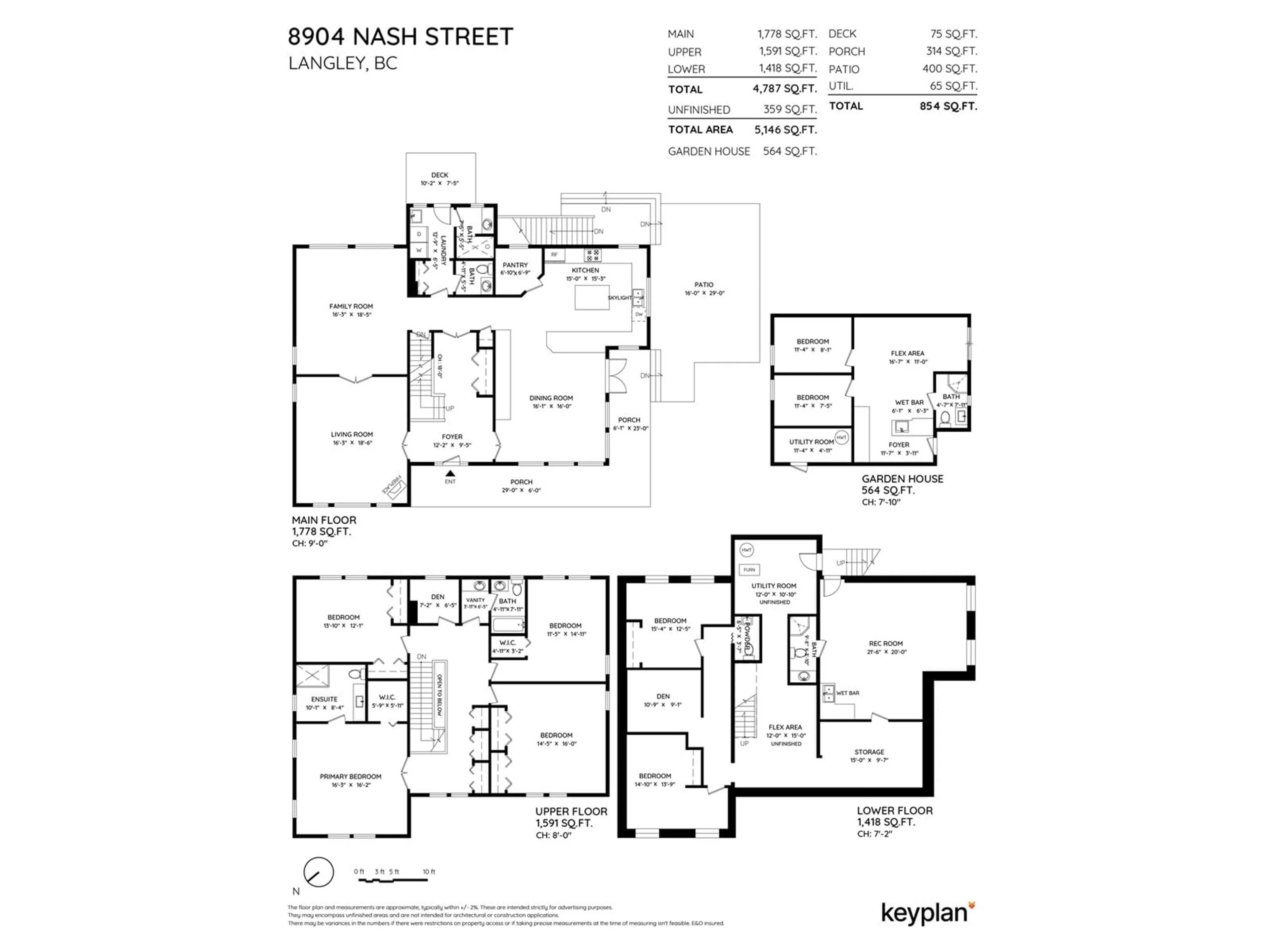 Floor plan for 8904 NASH STREET, Langley British Columbia V1M2R4