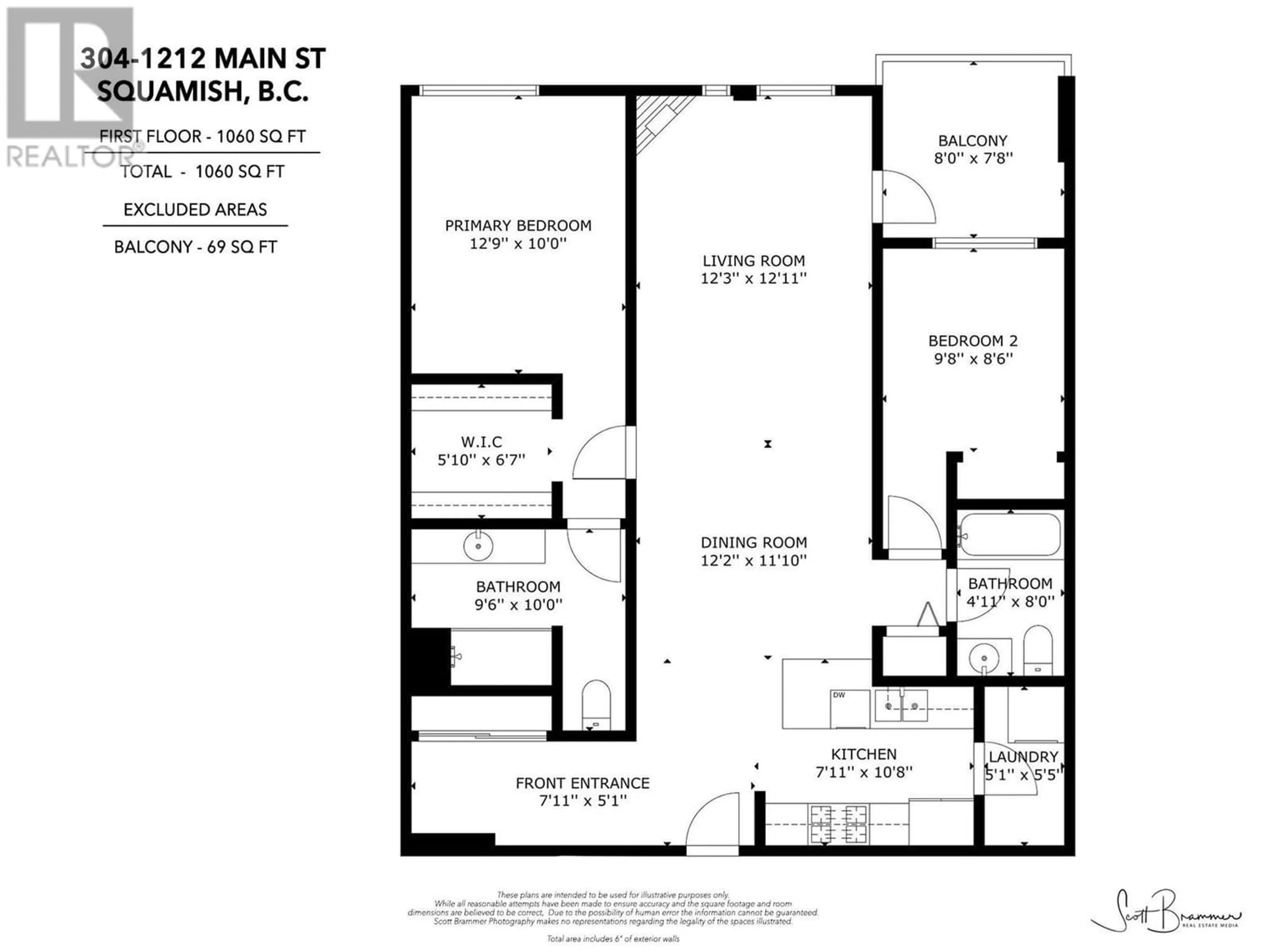 Floor plan for 304 1212 MAIN STREET, Squamish British Columbia V8B0S1