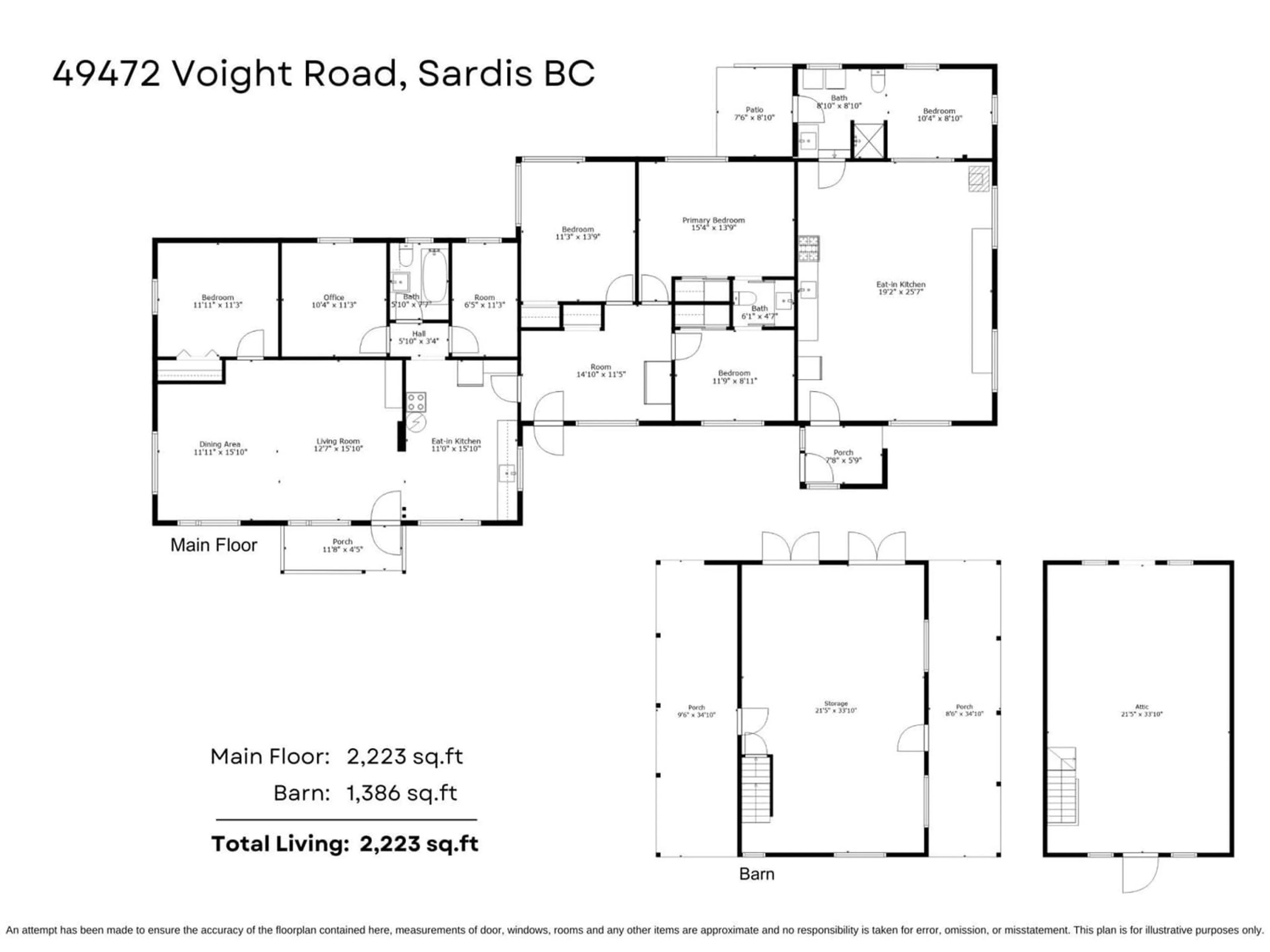 Floor plan for 49472 VOIGHT ROAD, Chilliwack British Columbia V4Z1E9