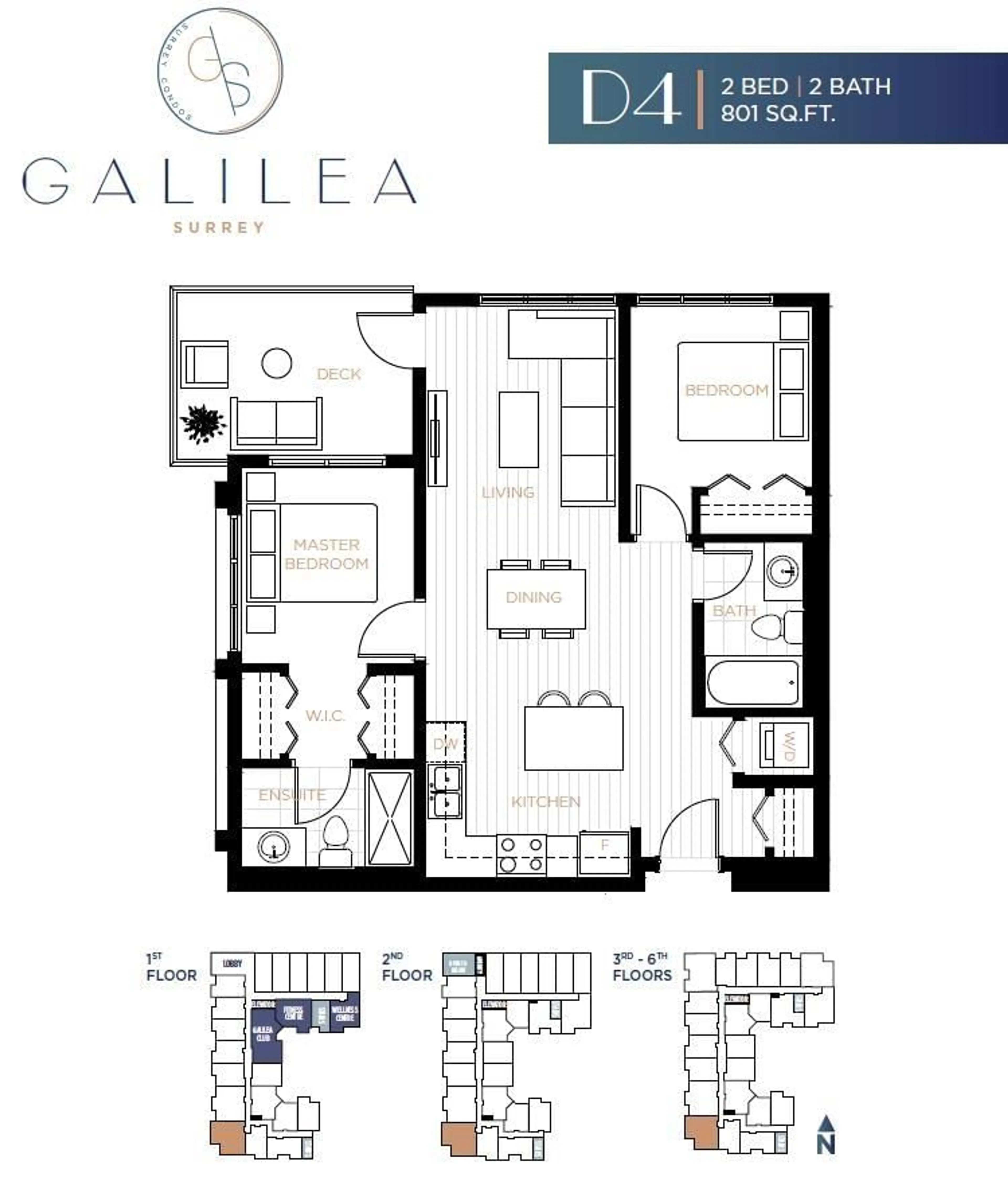 Floor plan for 507 13458 95 AVENUE, Surrey British Columbia V3V1P5