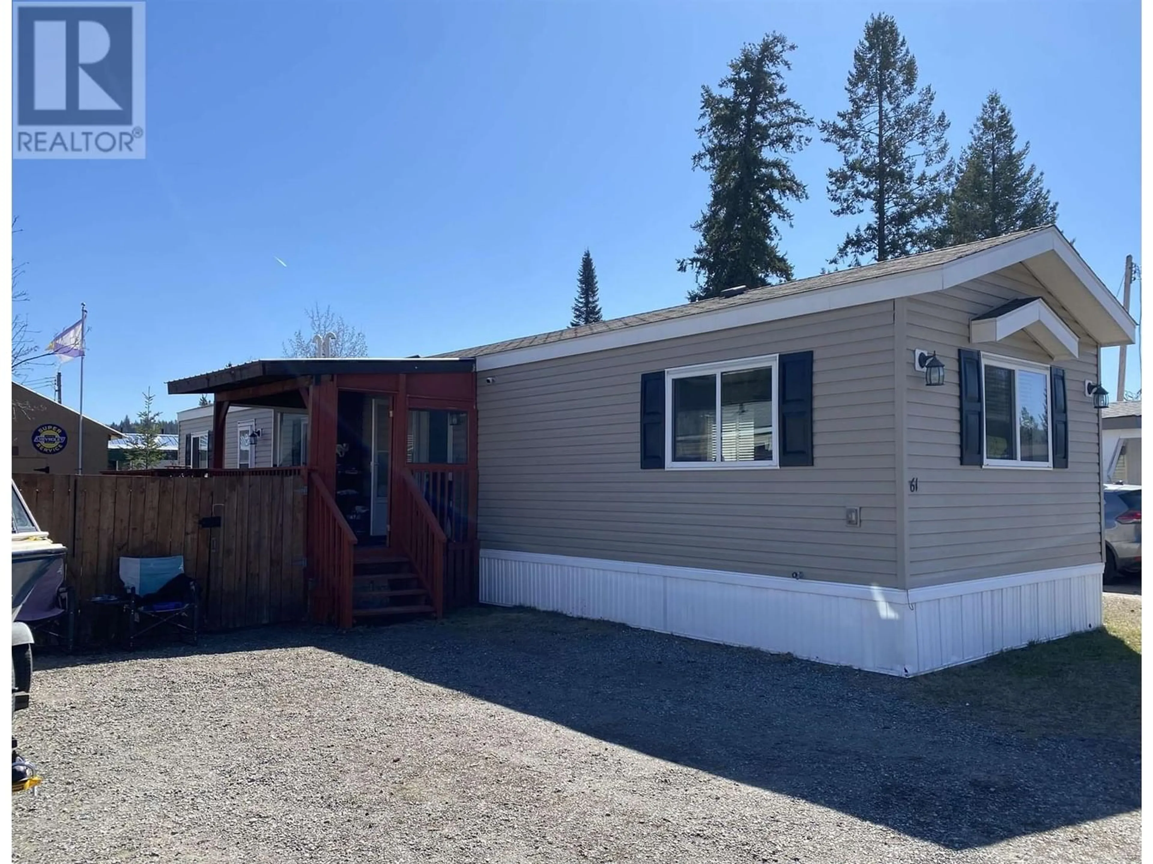 Home with vinyl exterior material for 61 5125 NORTH NECHAKO ROAD, Prince George British Columbia V2N6S9