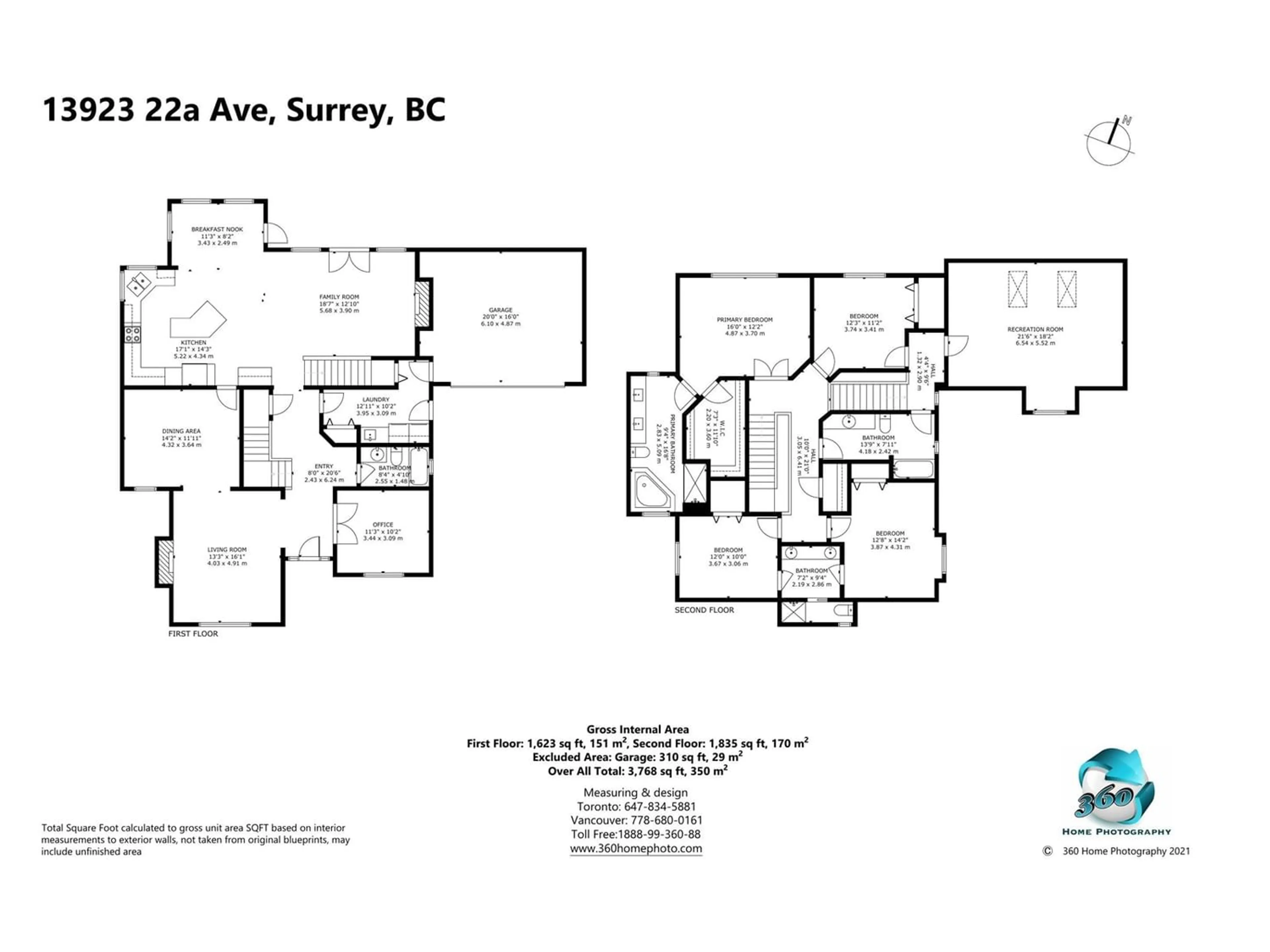 Floor plan for 13923 22A AVENUE, Surrey British Columbia V4A9V4