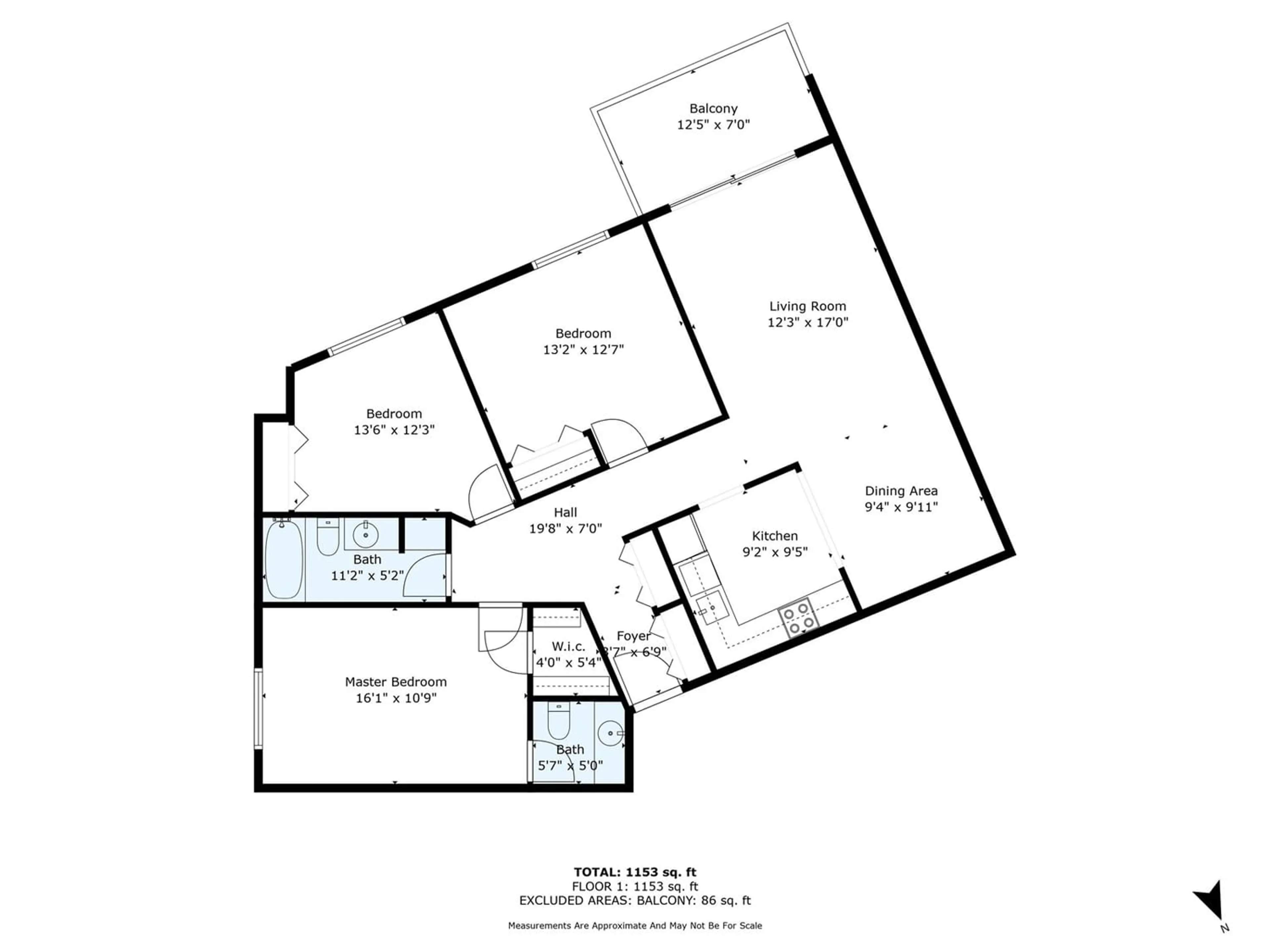 Floor plan for 207 32870 GEORGE FERGUSON WAY, Abbotsford British Columbia V2S7K1