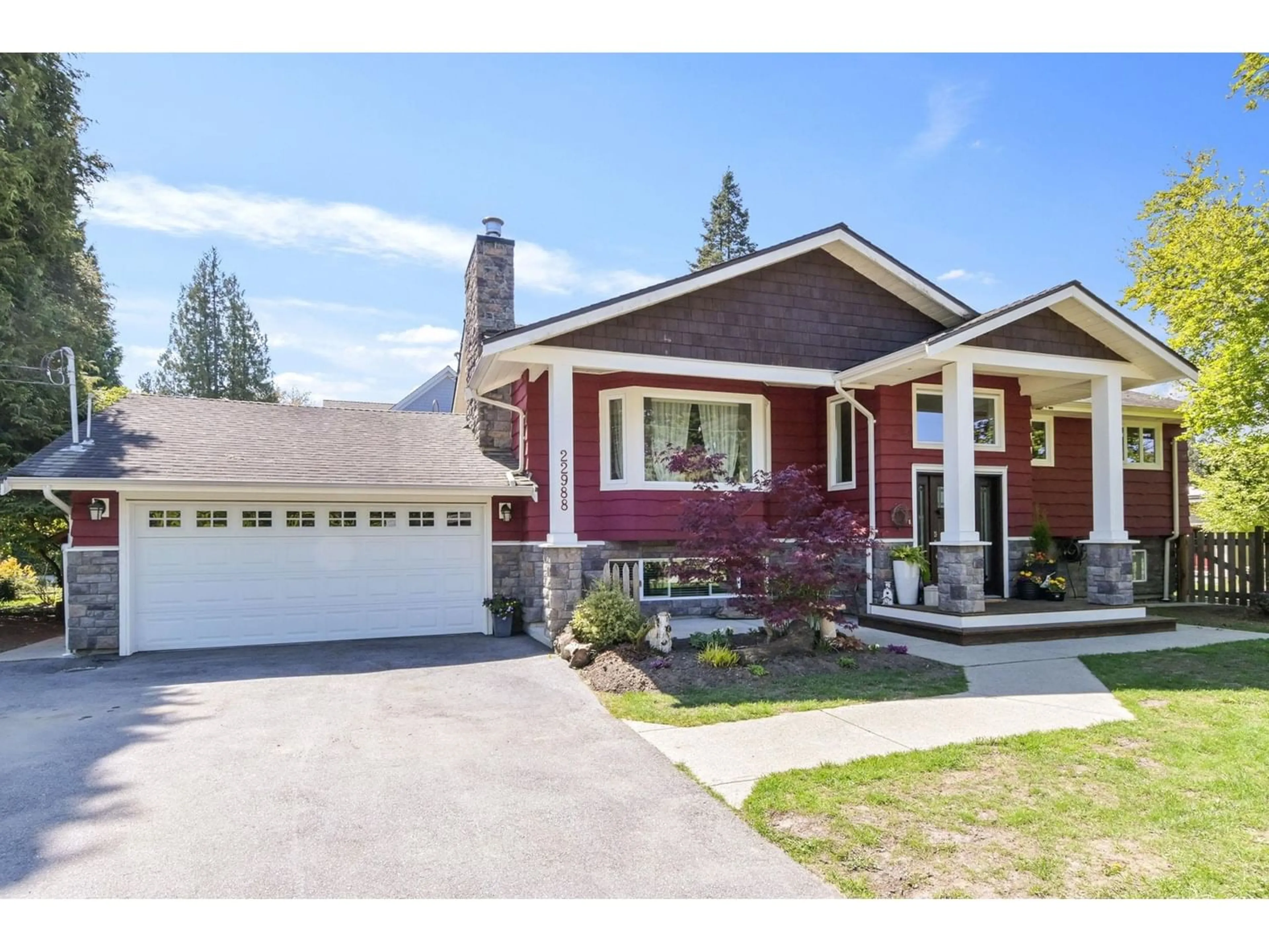 Frontside or backside of a home for 22988 SCHOOL ROAD, Langley British Columbia V1M2R8