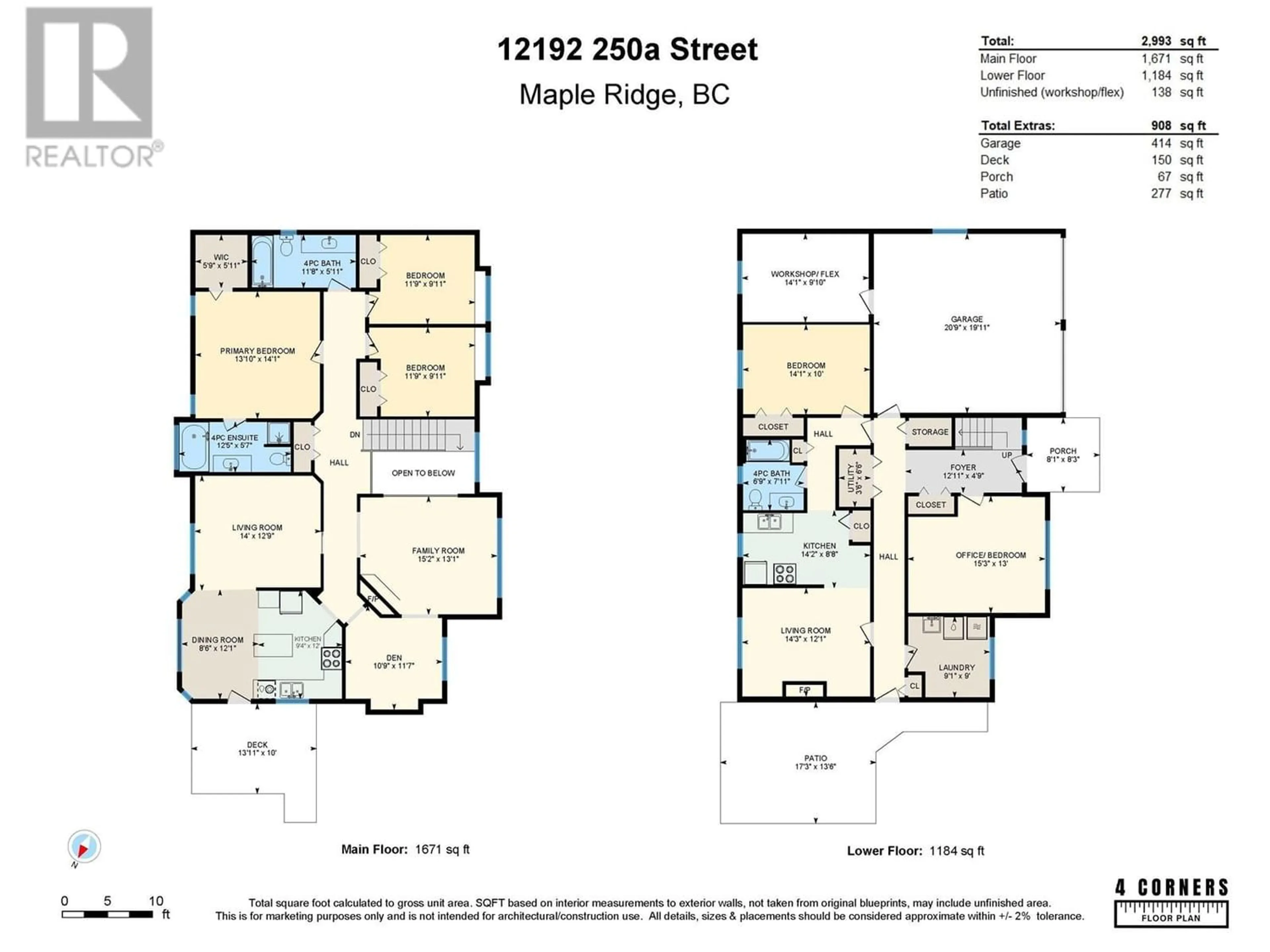 Floor plan for 12192 250A STREET, Maple Ridge British Columbia V4R2C4