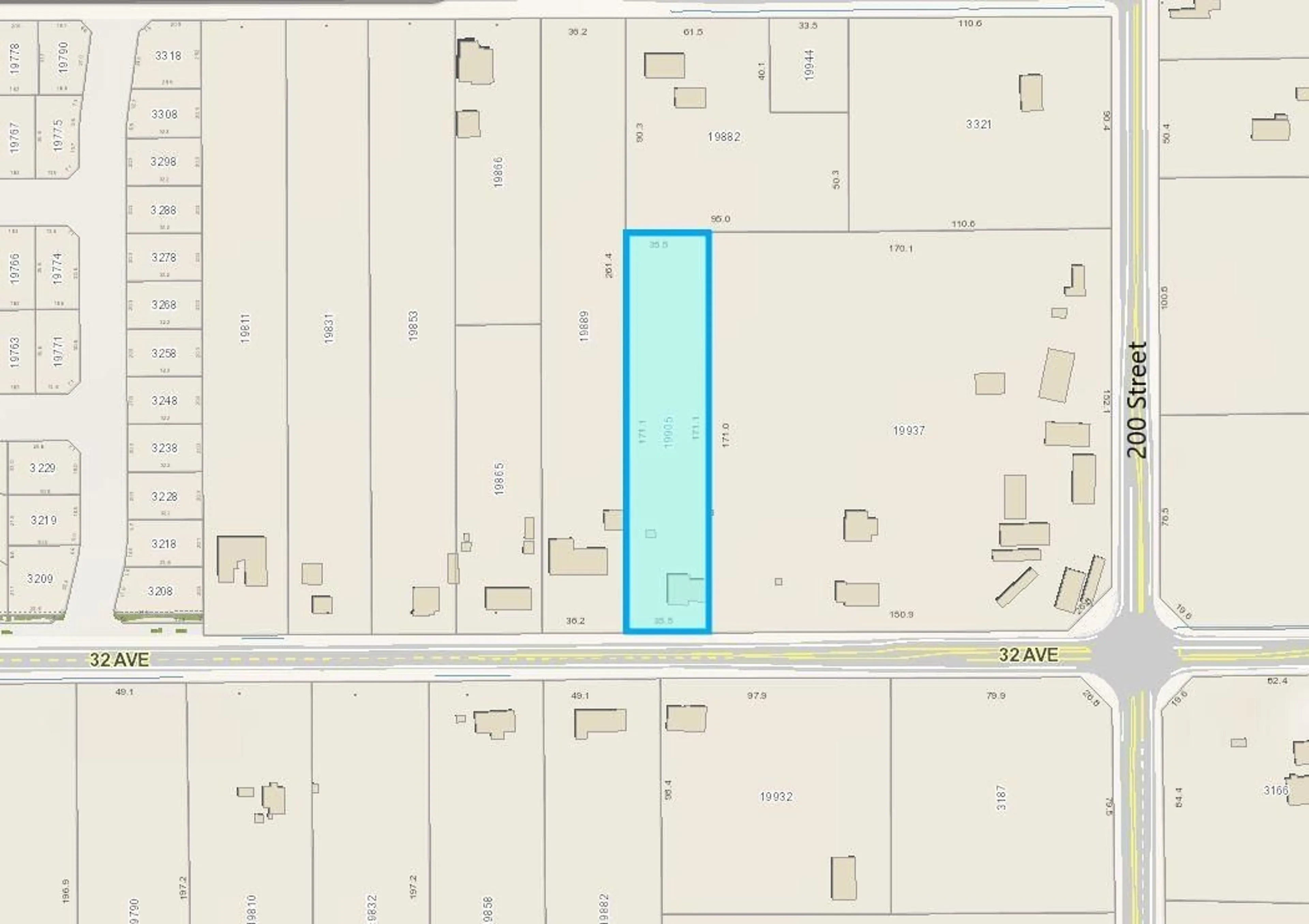 Picture of a map for 19905 32 AVENUE, Langley British Columbia V3A4T2