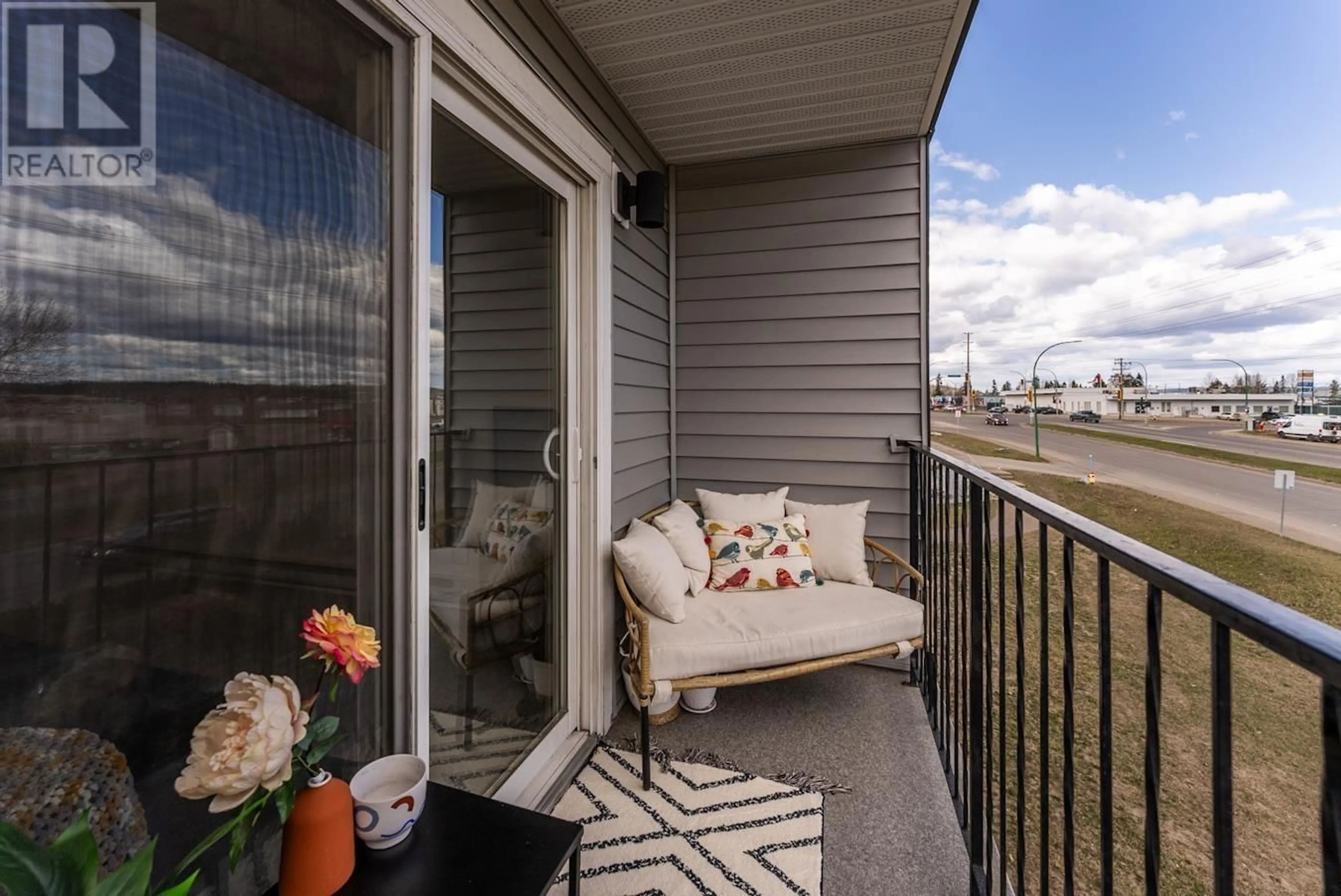 Balcony in the apartment for 306 3777 MASSEY DRIVE, Prince George British Columbia V2N4J6