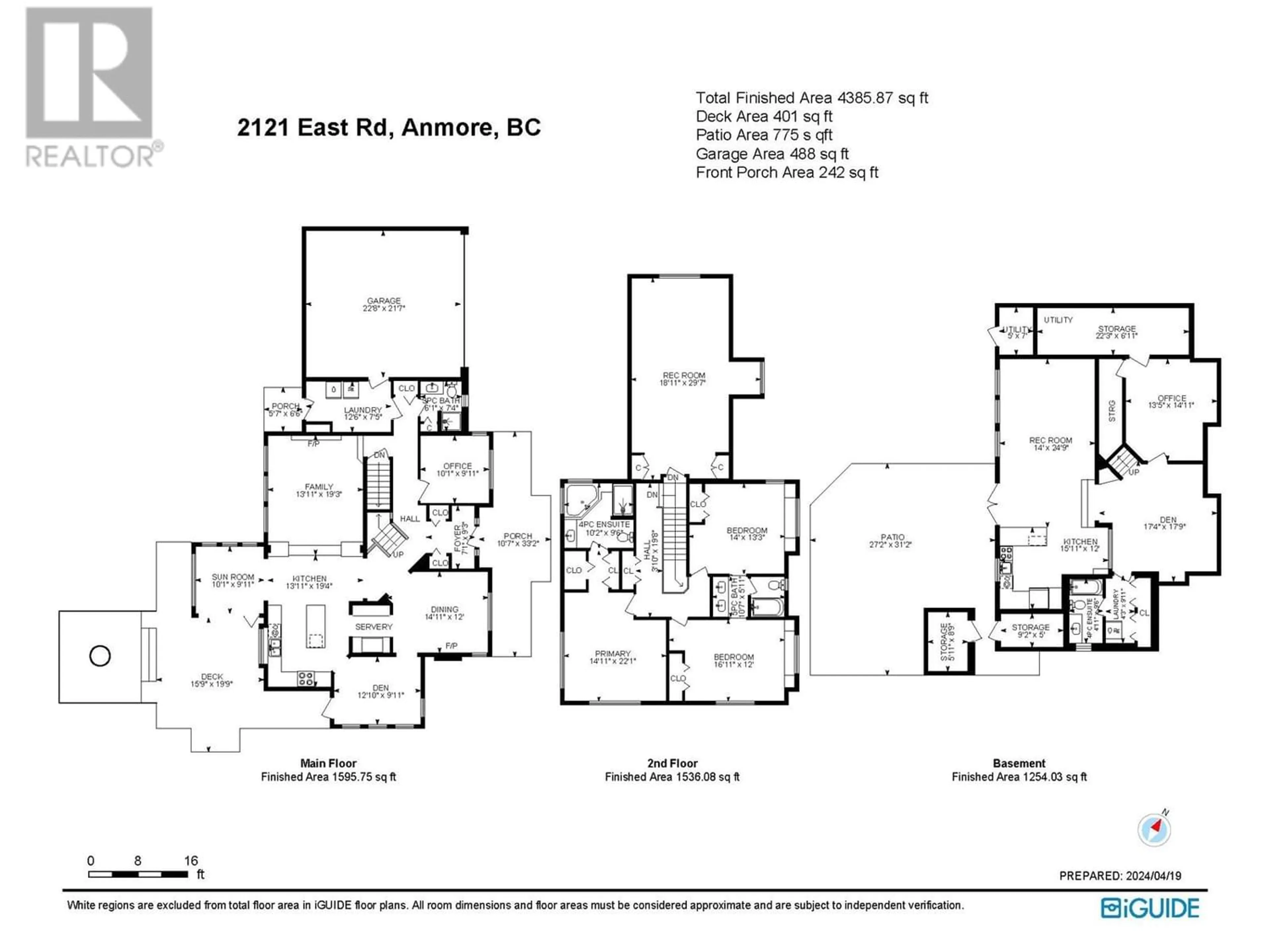Floor plan for 2121 EAST ROAD, Anmore British Columbia V3H4X9