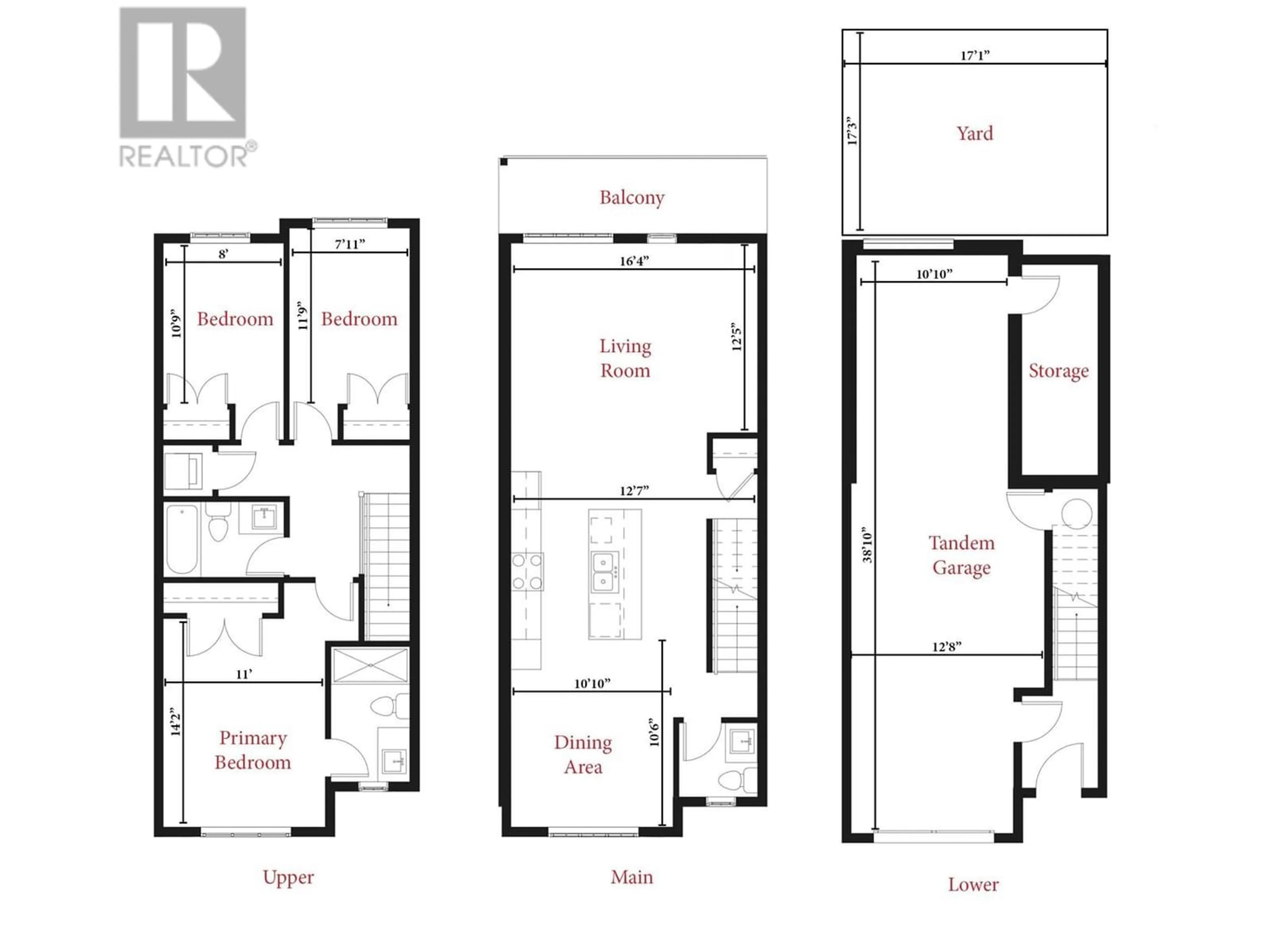 Floor plan for 27 789 OTA AVENUE, New Westminster British Columbia V3M0M7