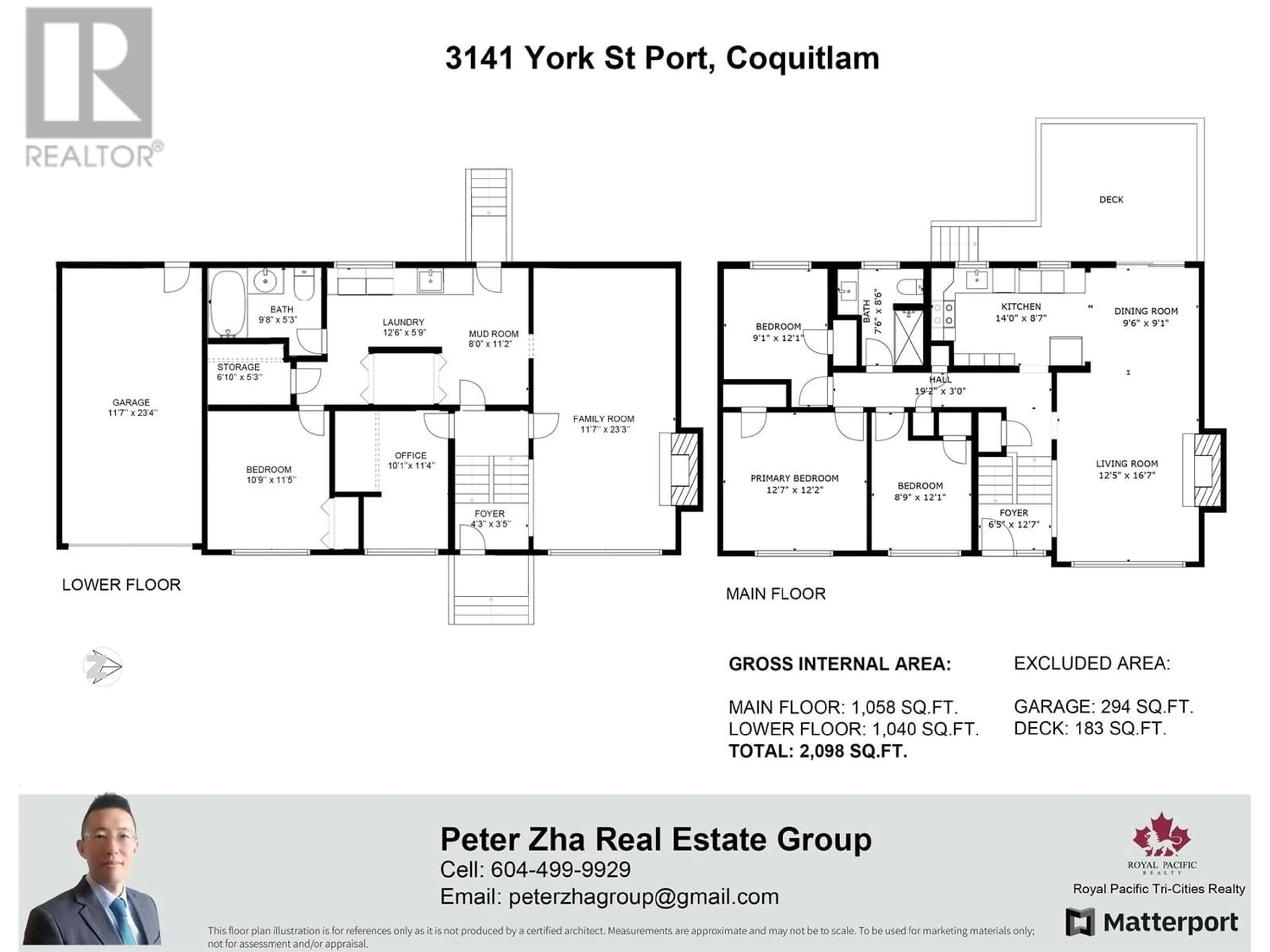 Floor plan for 3141 YORK STREET, Port Coquitlam British Columbia V3B4A7