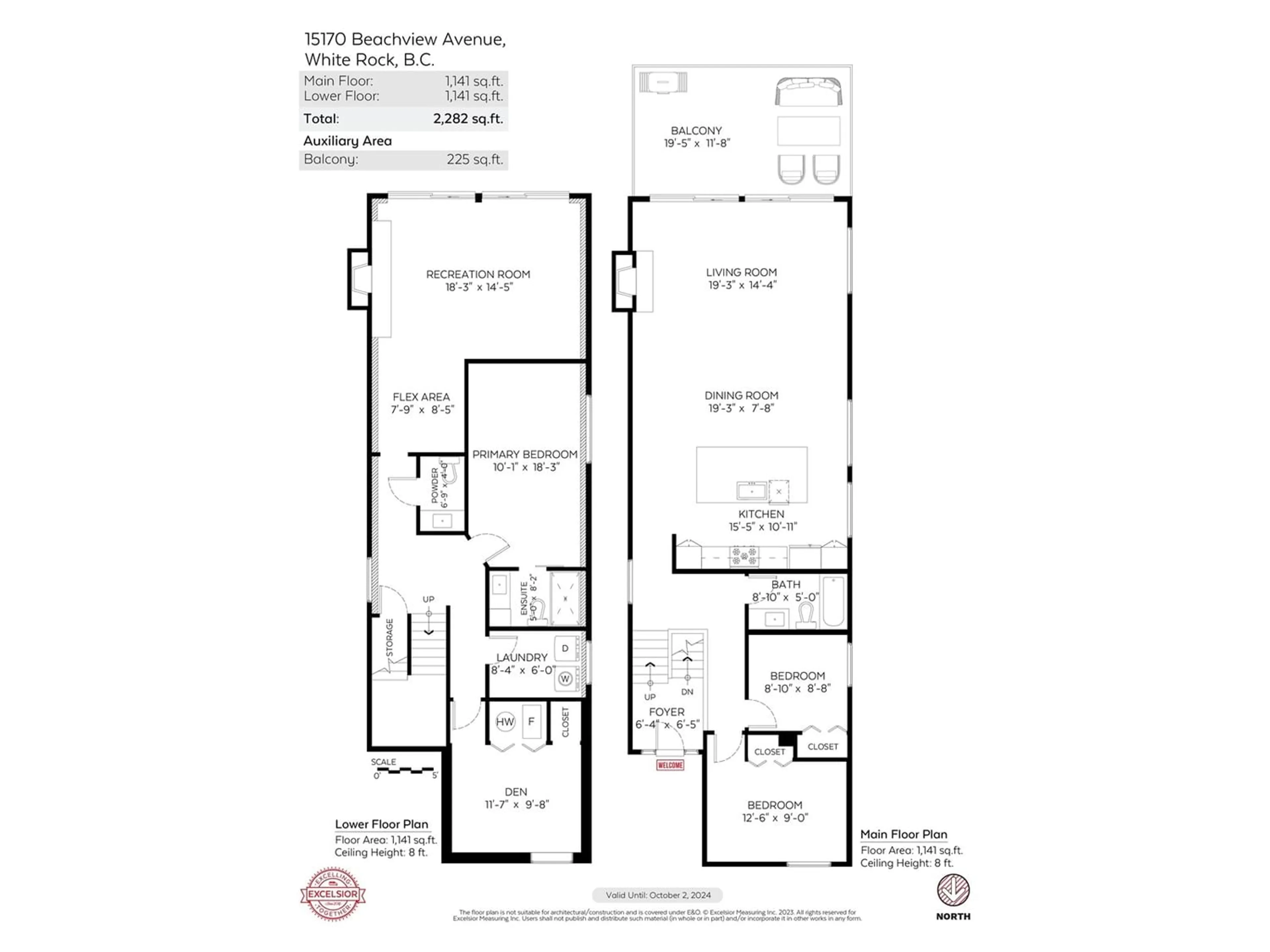 Floor plan for 15170 BEACHVIEW AVENUE, White Rock British Columbia V4B1P6