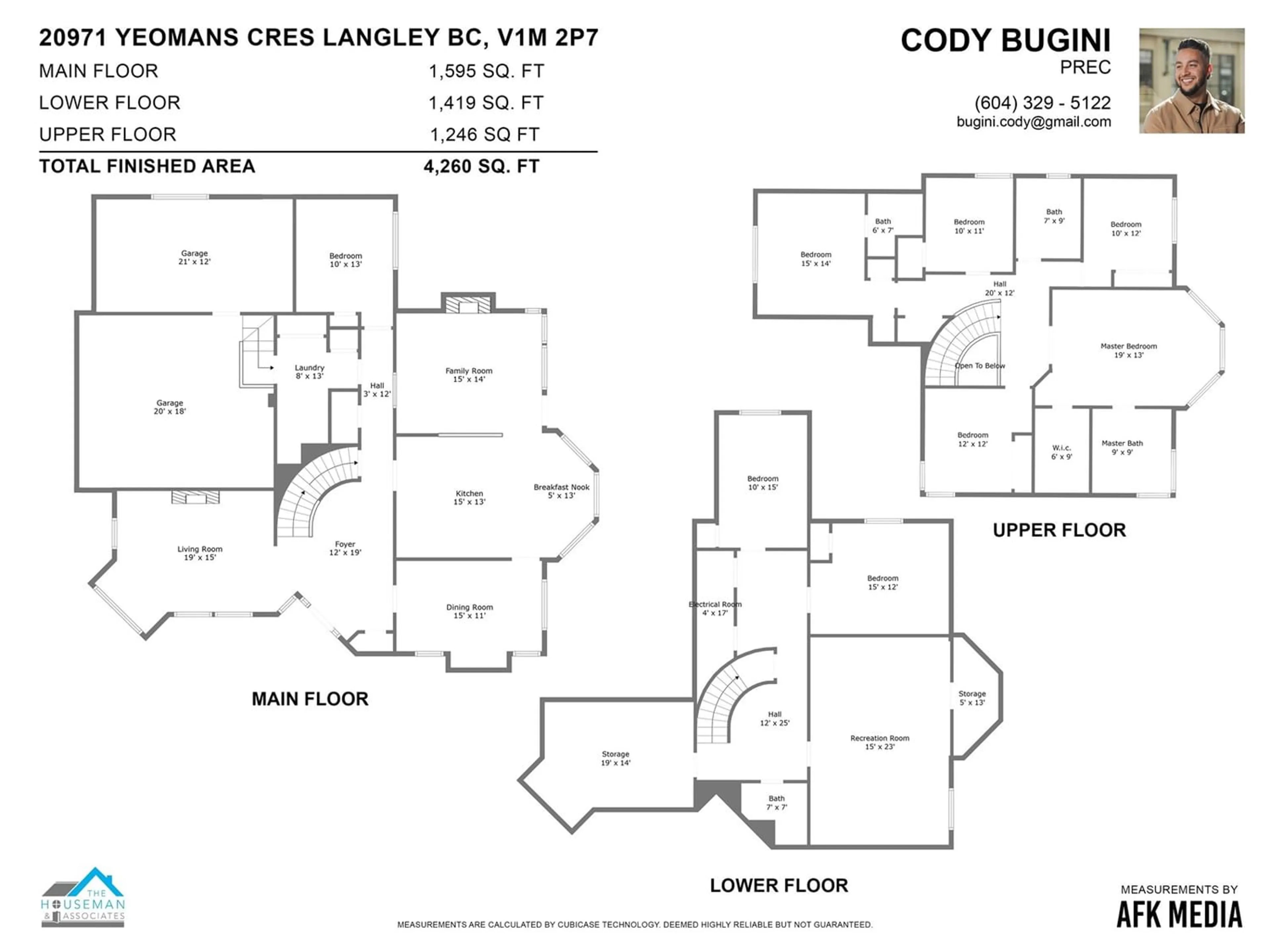 Floor plan for 20971 YEOMANS CRESCENT, Langley British Columbia V1M2P7