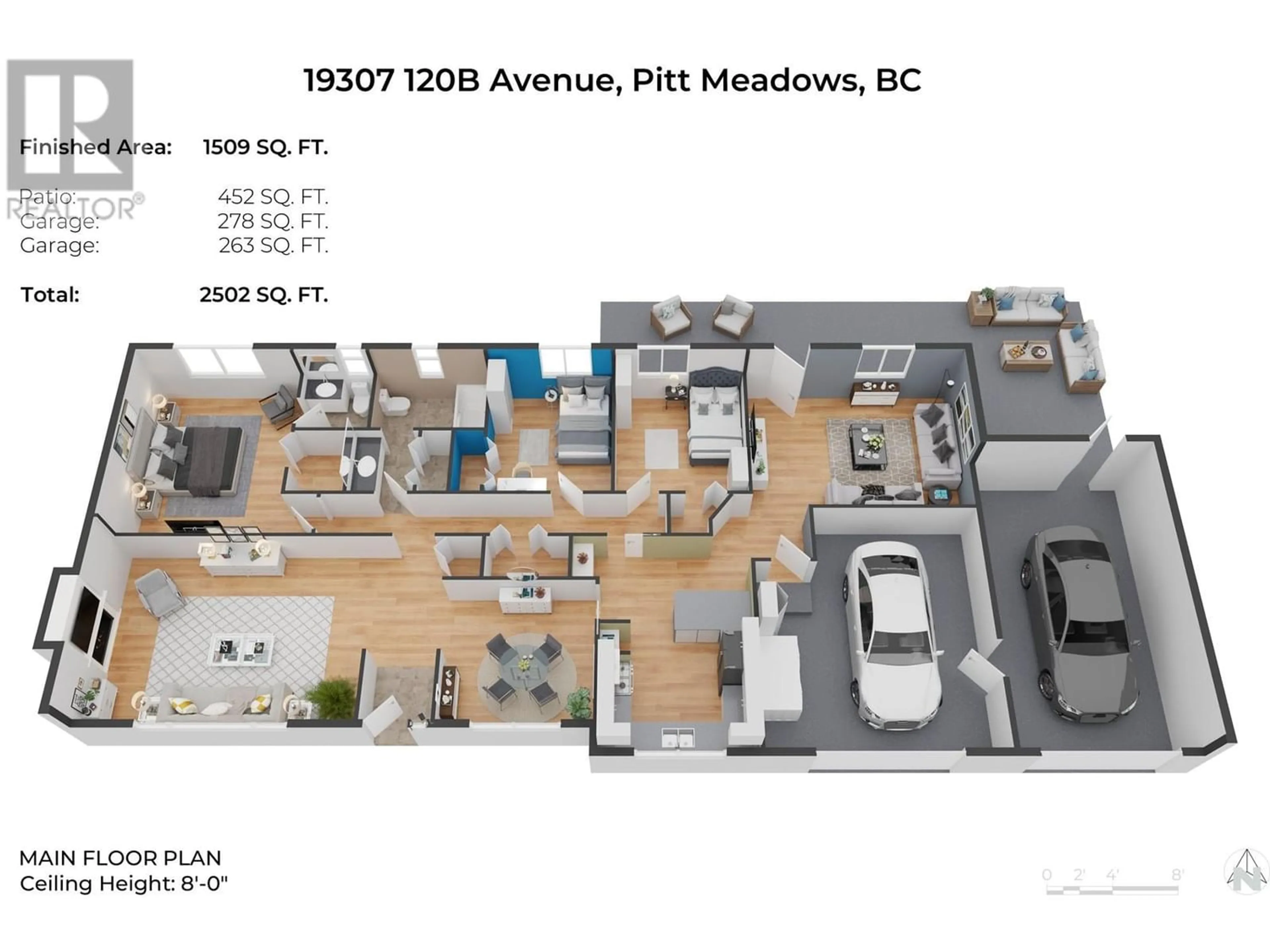 Floor plan for 19307 120B AVENUE, Pitt Meadows British Columbia V3Y1H7
