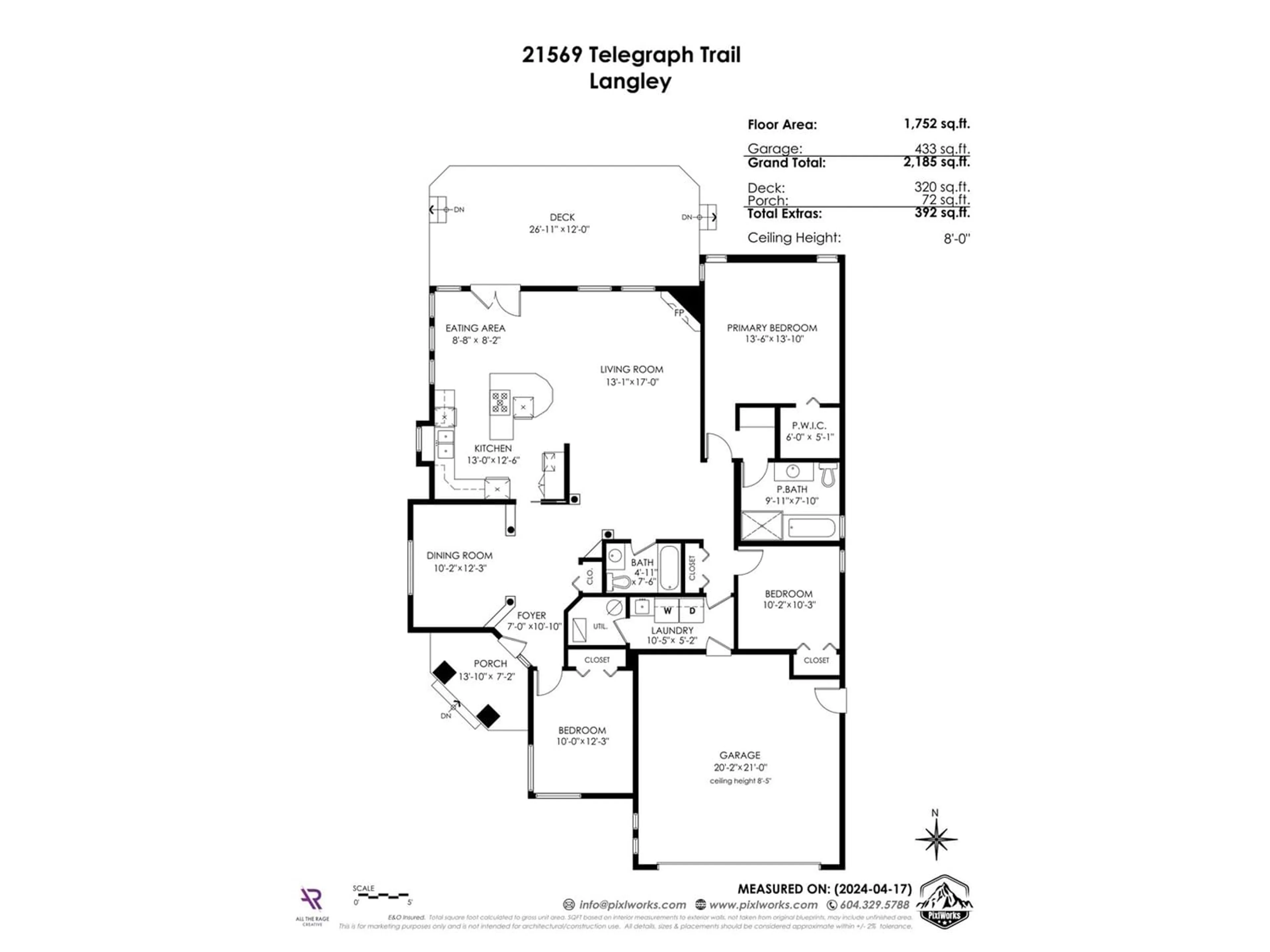 Floor plan for 21569 TELEGRAPH TRAIL, Langley British Columbia V1M2E3