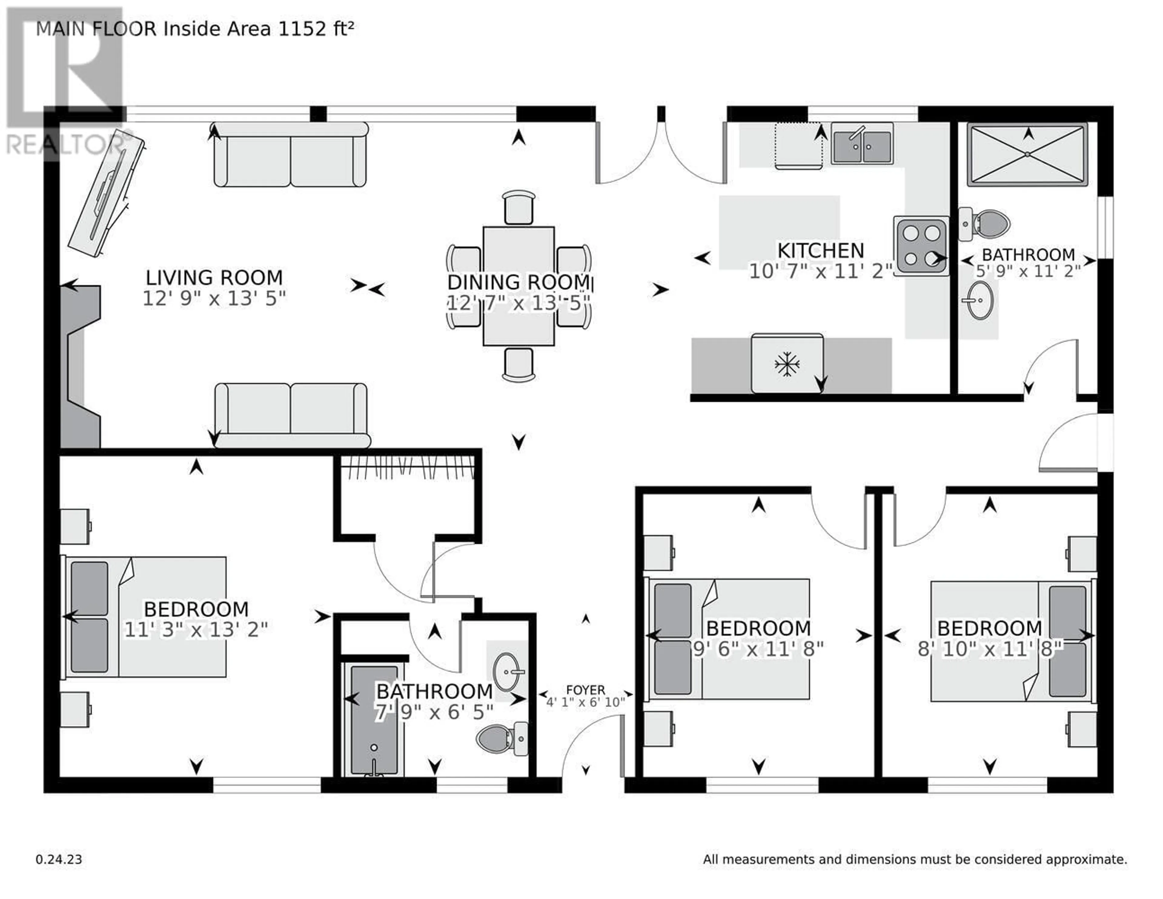 Floor plan for 7632 EUREKA AVENUE, Halfmoon Bay British Columbia V7Z1A1