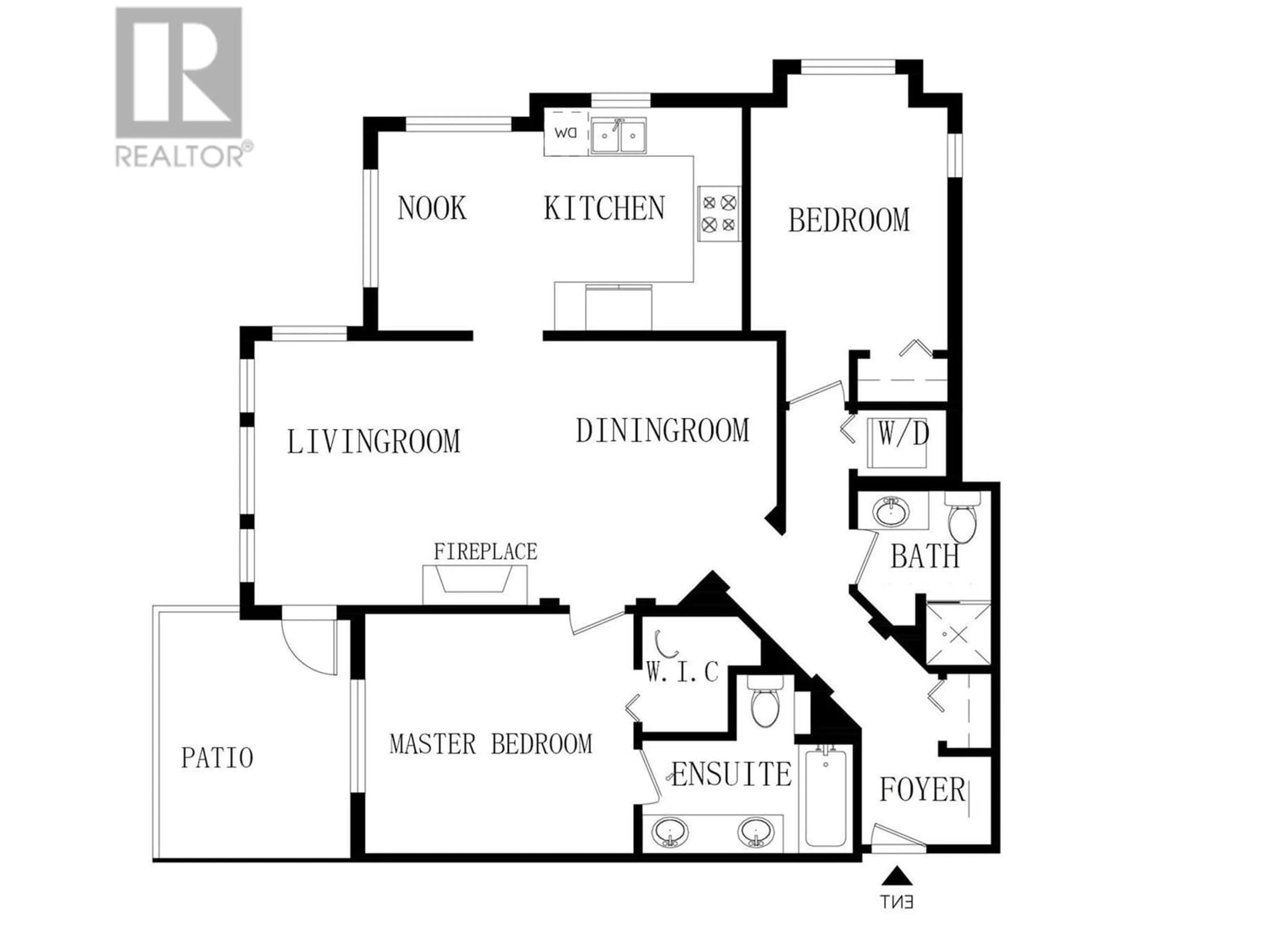 Floor plan for 202 2958 SILVER SPRINGS BOULEVARD, Coquitlam British Columbia V3E3R9