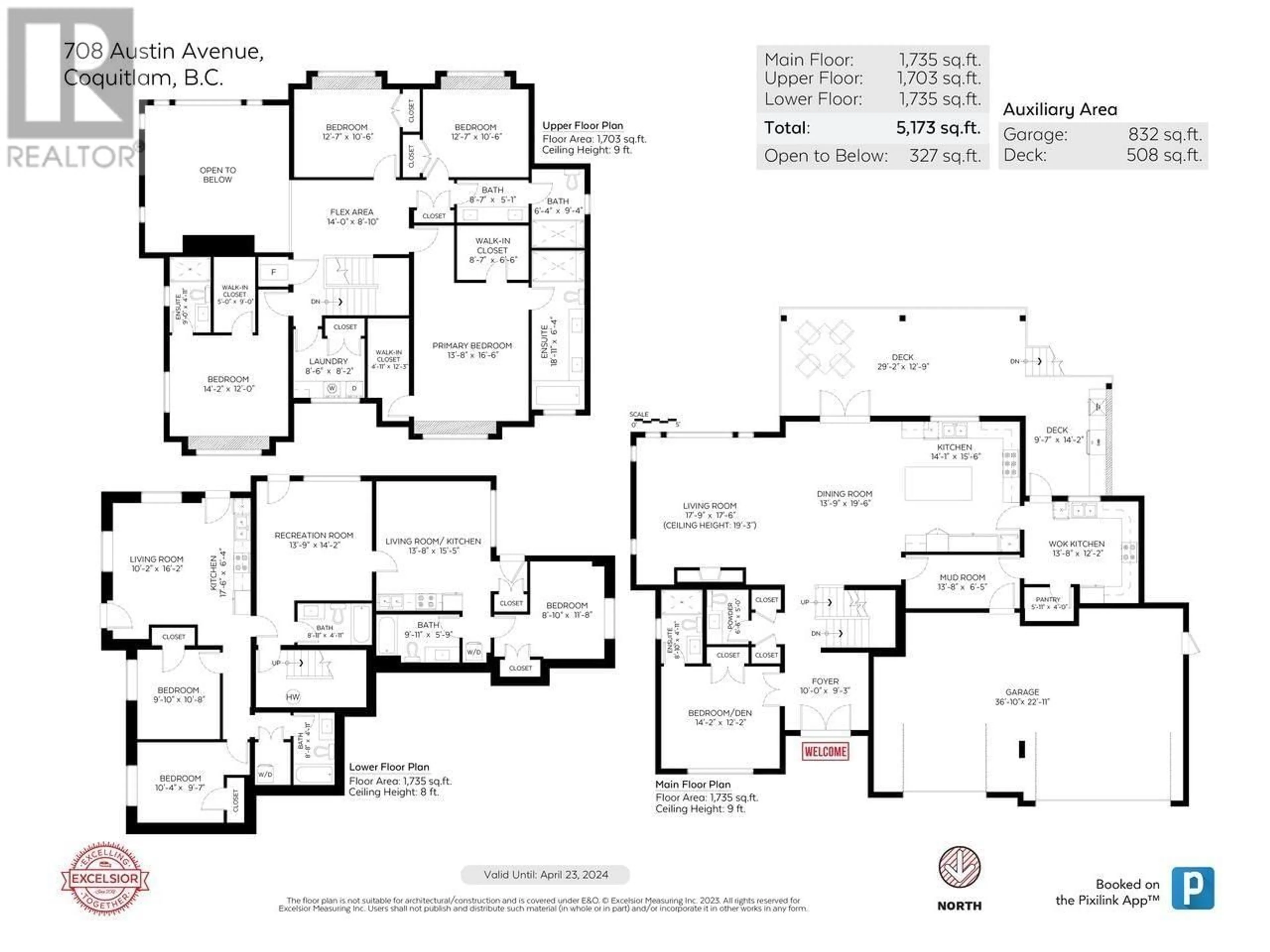 Floor plan for 708 AUSTIN AVENUE, Coquitlam British Columbia V3K3N1
