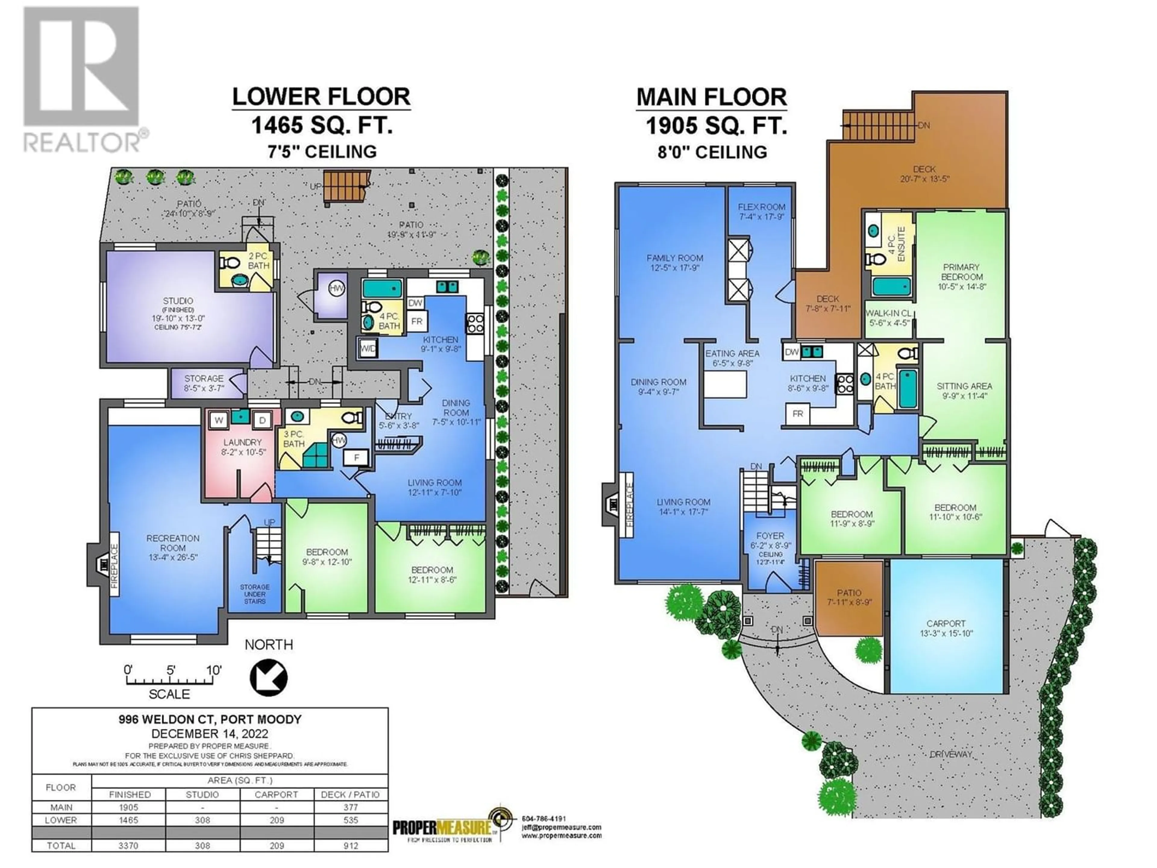 Floor plan for 996 WELDON COURT, Port Moody British Columbia V3H1H4