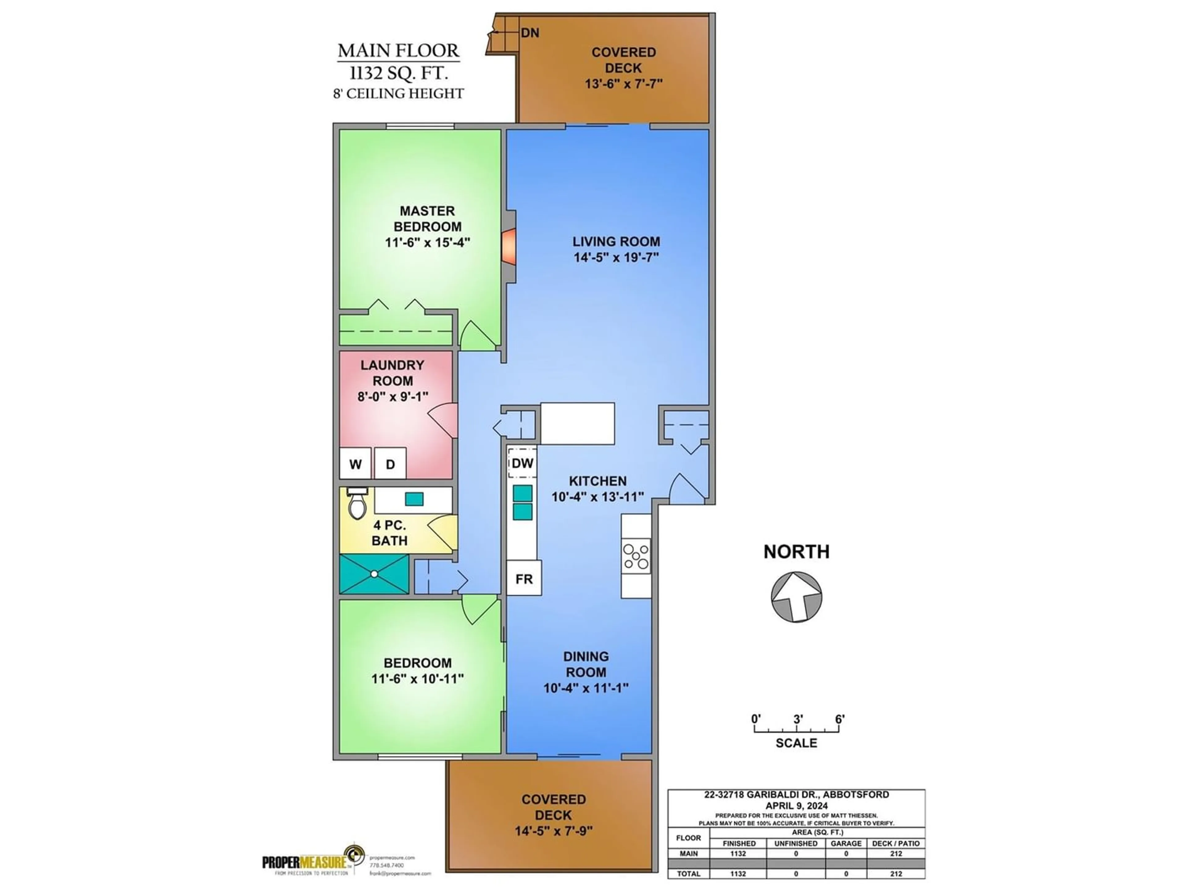 Floor plan for 22 32718 GARIBALDI DRIVE, Abbotsford British Columbia V2T5T6