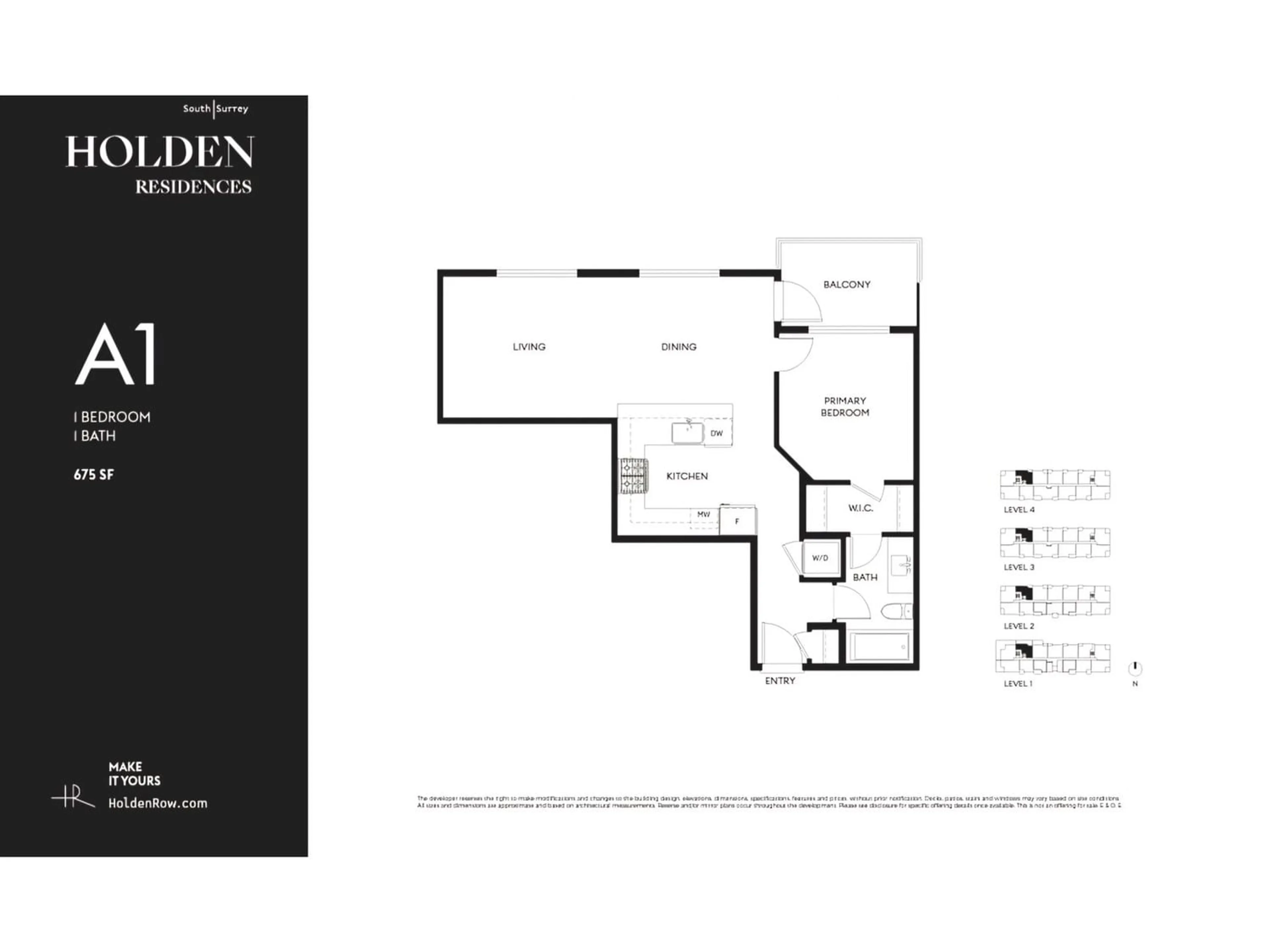 Floor plan for 405 2425 166 STREET STREET, Surrey British Columbia V3S0B8