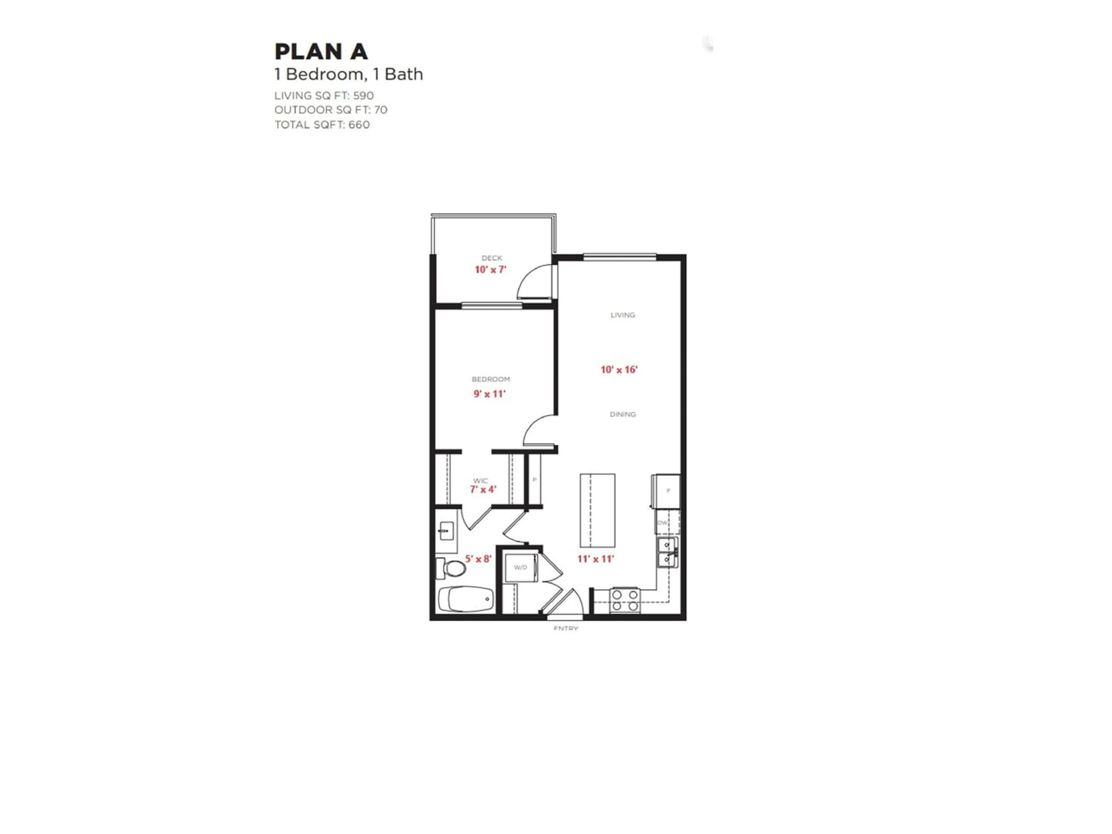 Floor plan for 103 8117 200A STREET, Langley British Columbia V0V0V0