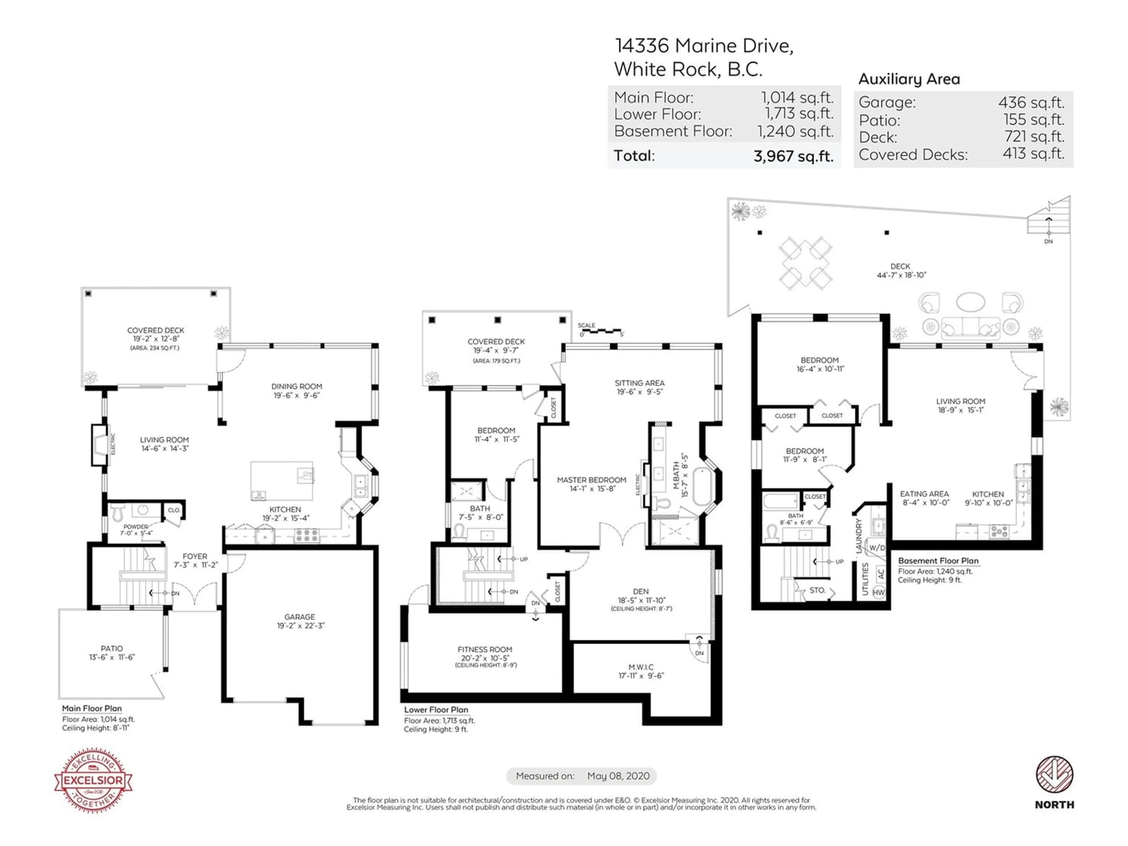 Floor plan for 14336 MARINE DRIVE, White Rock British Columbia V4B1B1