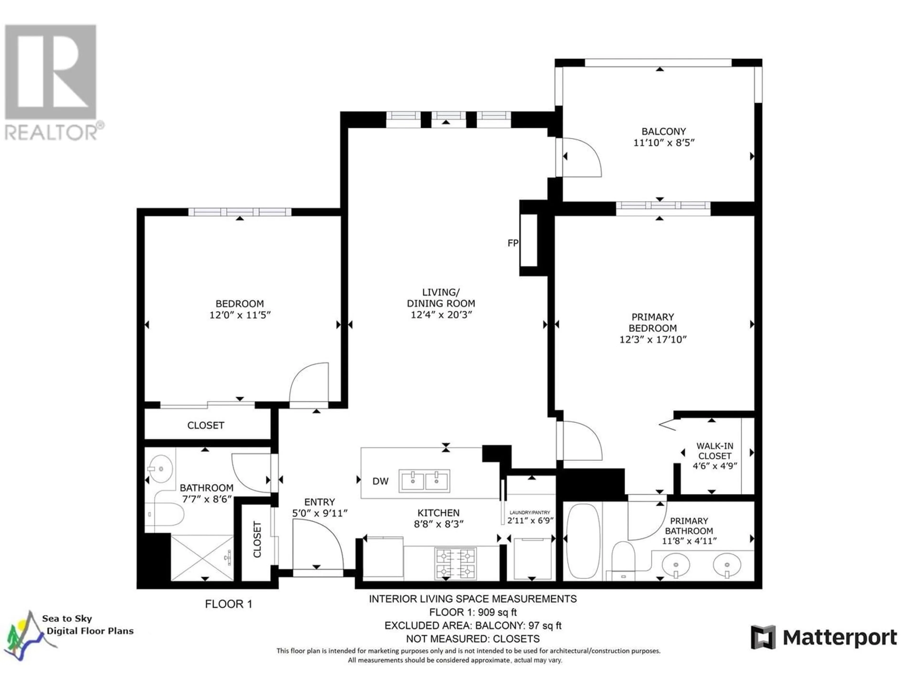 Floor plan for 206 1211 VILLAGE GREEN WAY, Squamish British Columbia V8B0R7